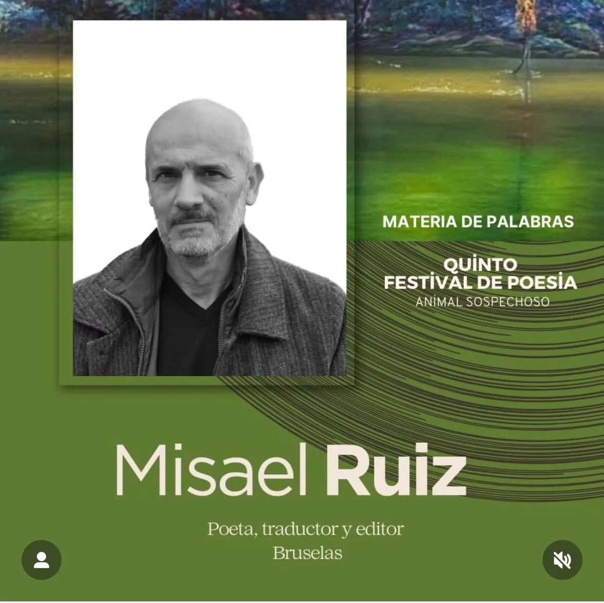 Lectura en el Festival de Poesía Animal Sospechoso I Sábado 20 septiembre I 18:30h I Living La Sala