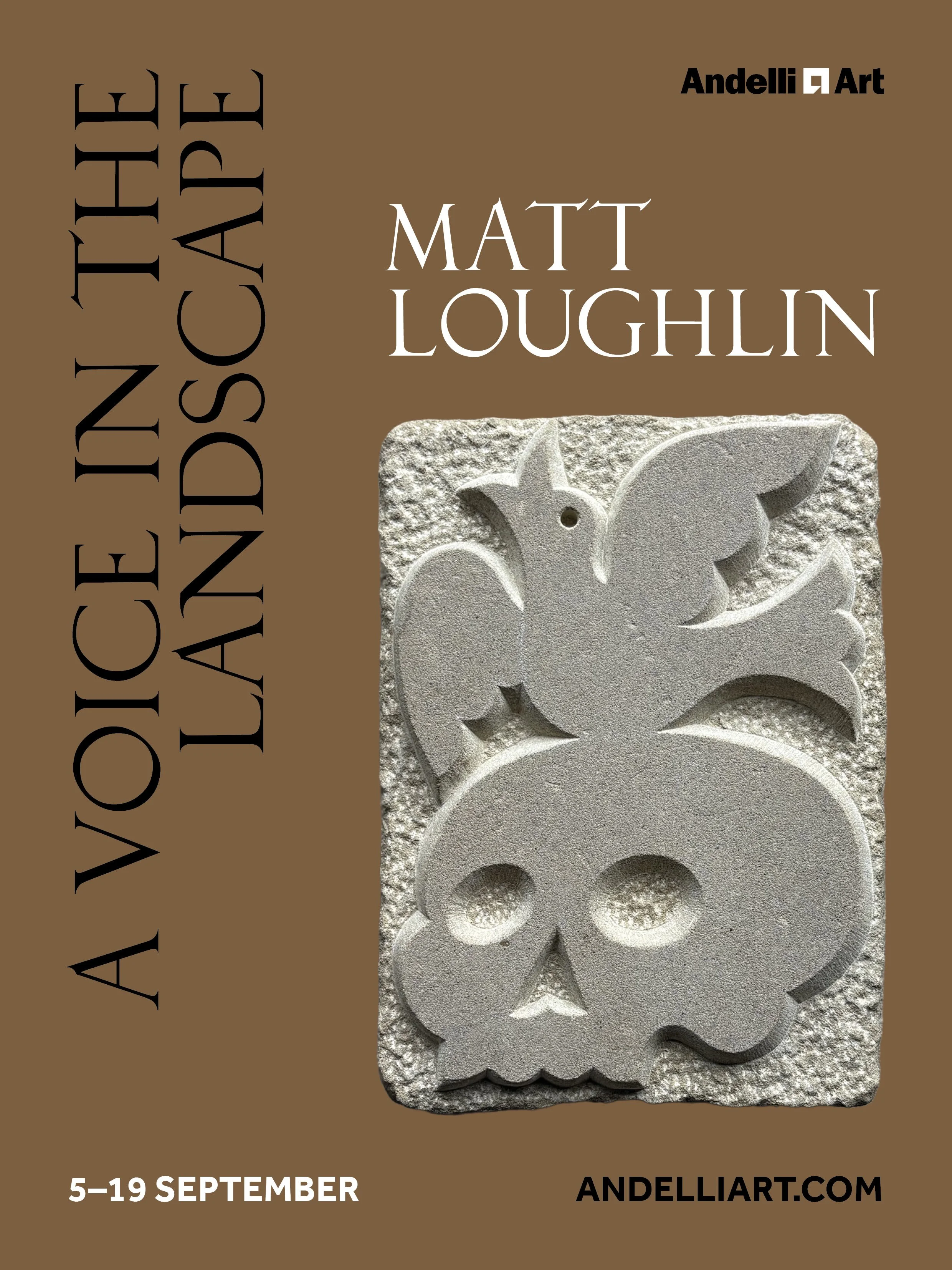 A concrete stamp with a carved design of a skull with a dove flying above it.