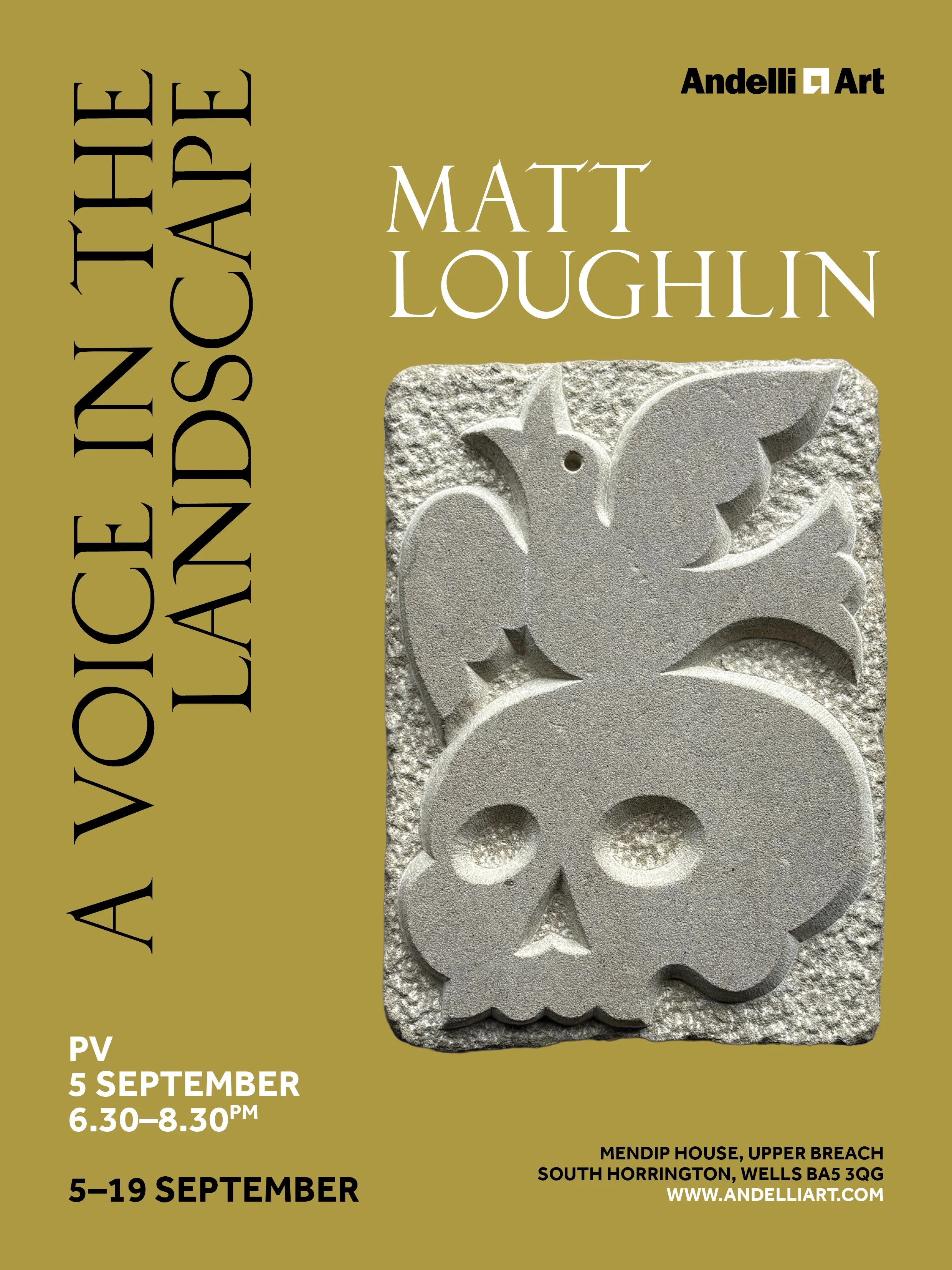 A concrete stamp with a carved design of a skull with a dove flying above it.
