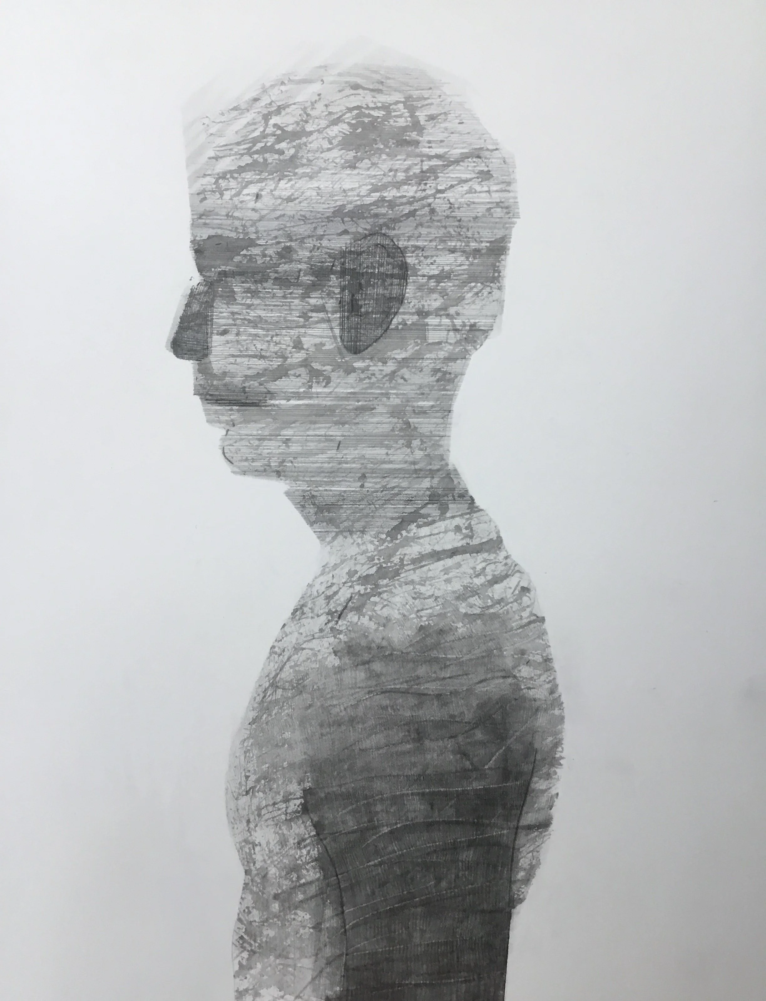 green man pencil and watercolour on paper £900 unframed.jpg