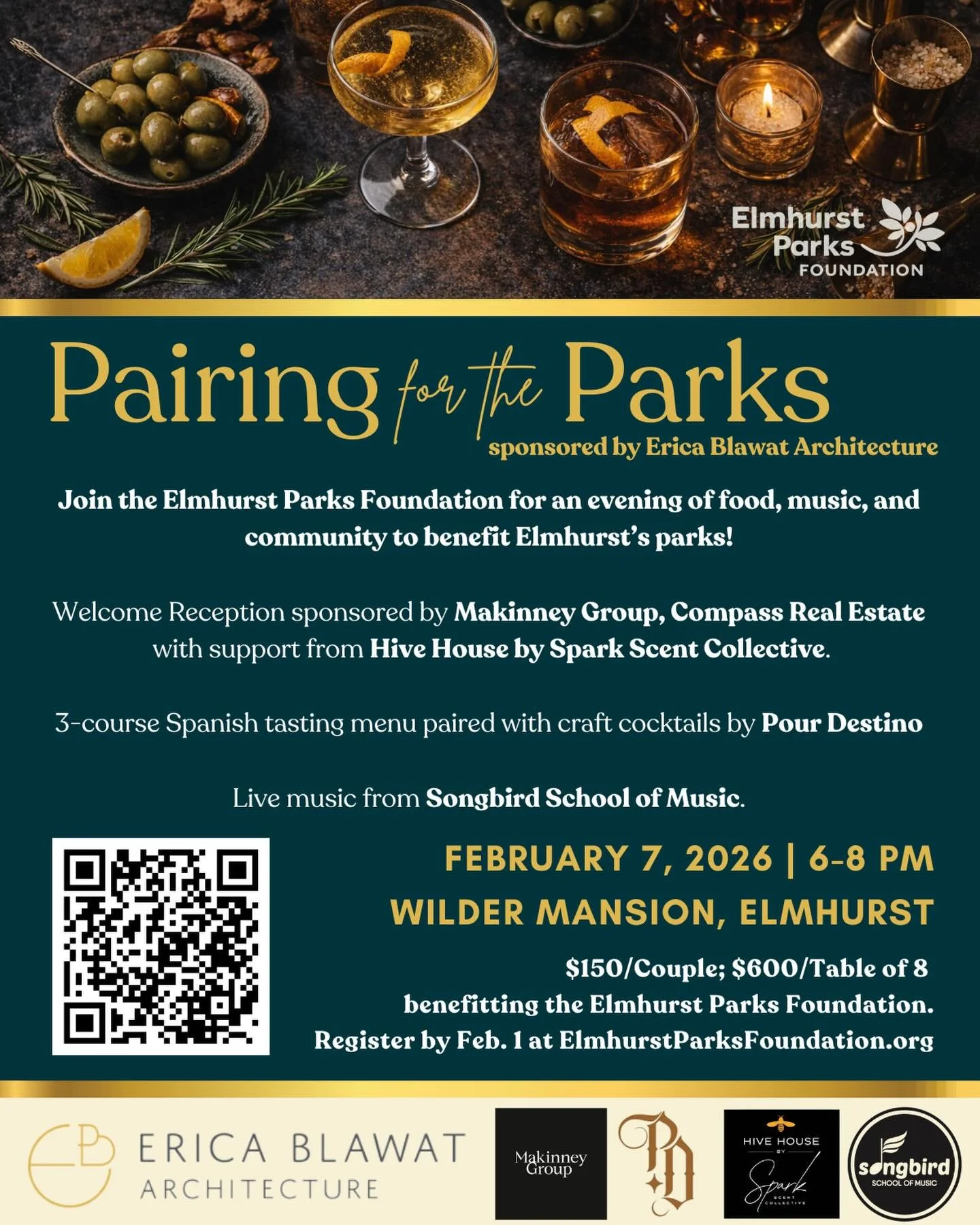 Learn more and get tickets today at elmhurstparksfoundation.org