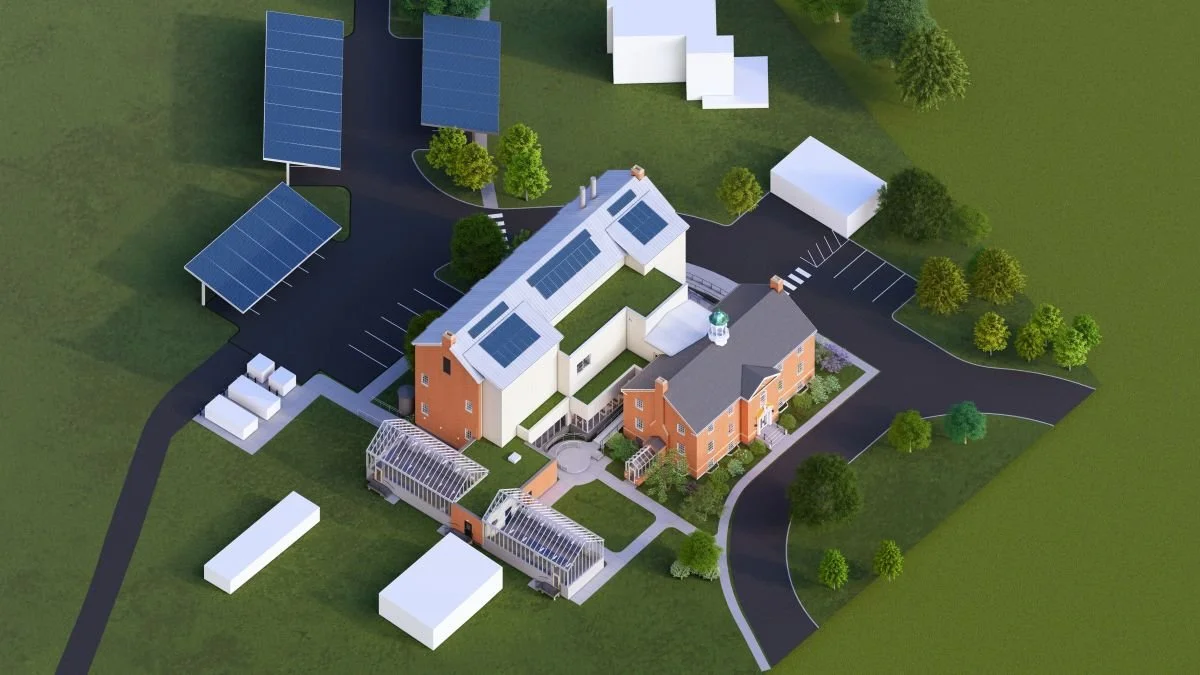 Aerial Rendering View of Valley Laboratory