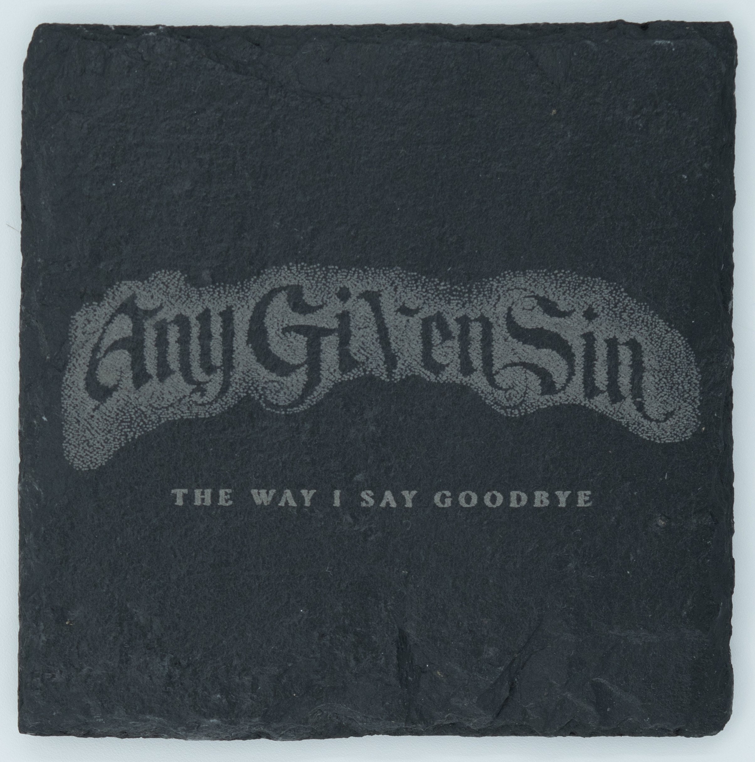 Any Given Sin TWISG Square Slate Coaster