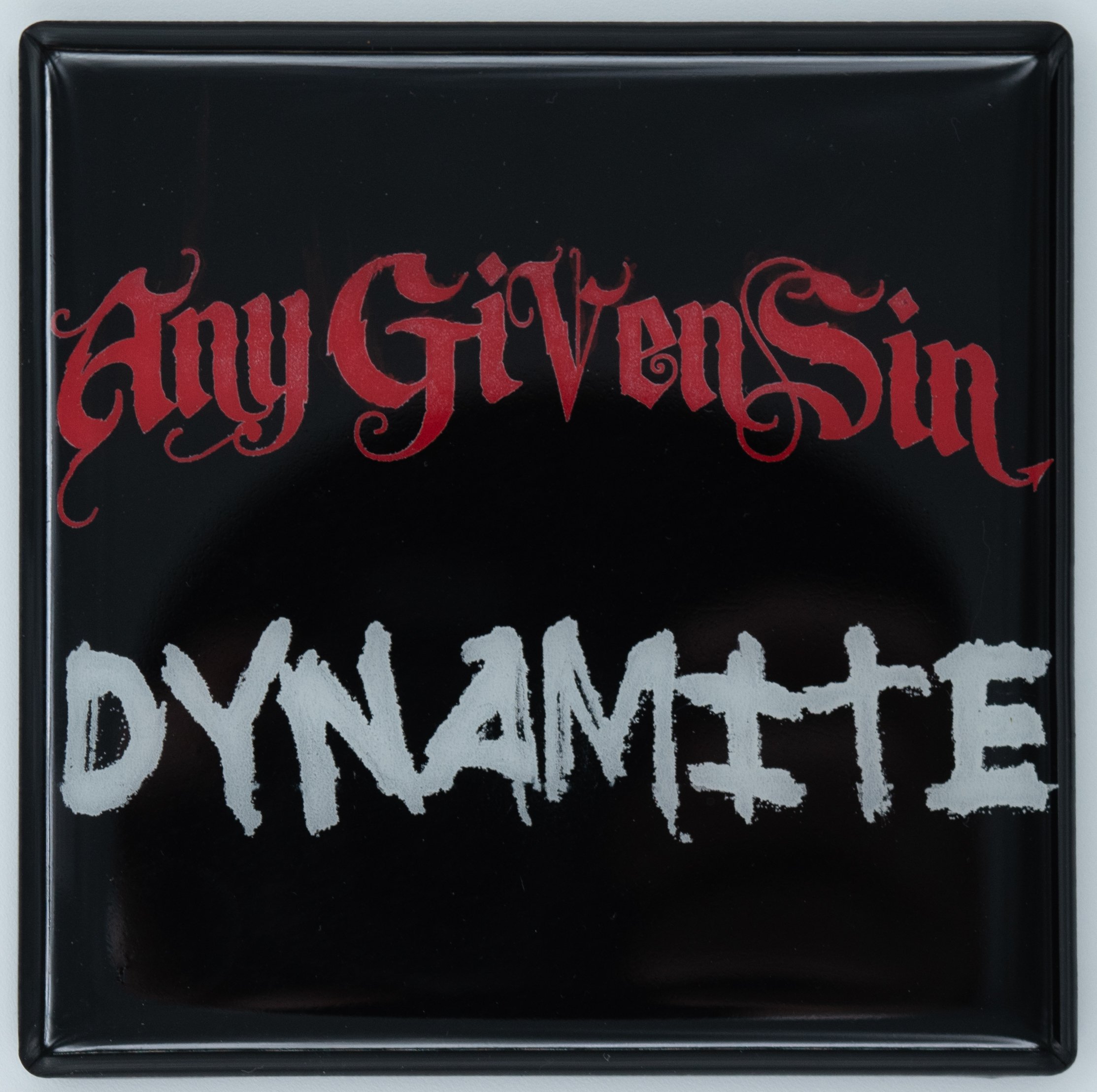 Any Given Sin Dynamite Square Ceramic Coaster