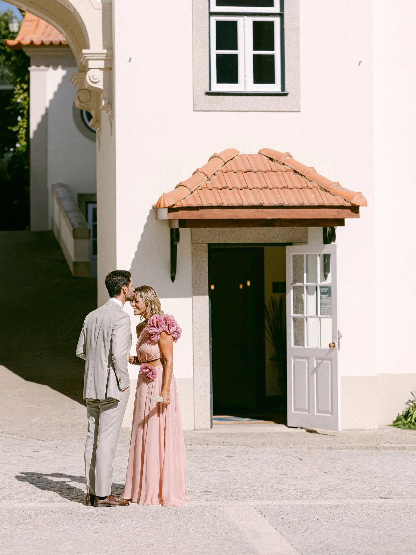 Shot from across the courtyard, before anyone was watching.

Pedro and his mother, alone in the sun, minutes before everything changed.

This is what presence looks like, knowing where to be before the moment arrives.