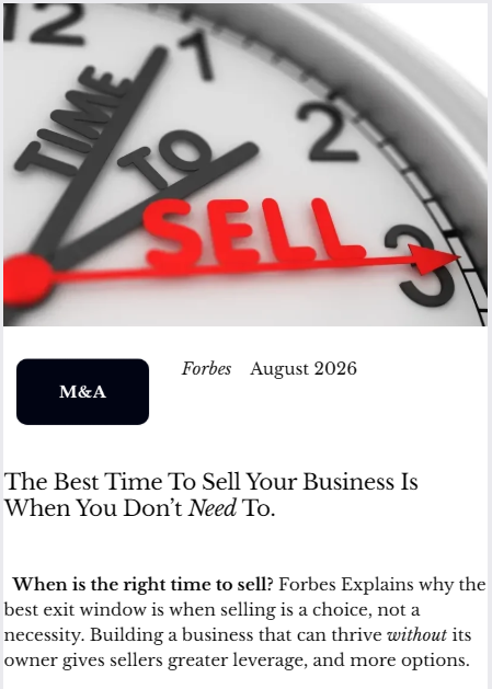 Close-up of a clock with the word 'SELL' in red and an arrow pointing to 3 o'clock.