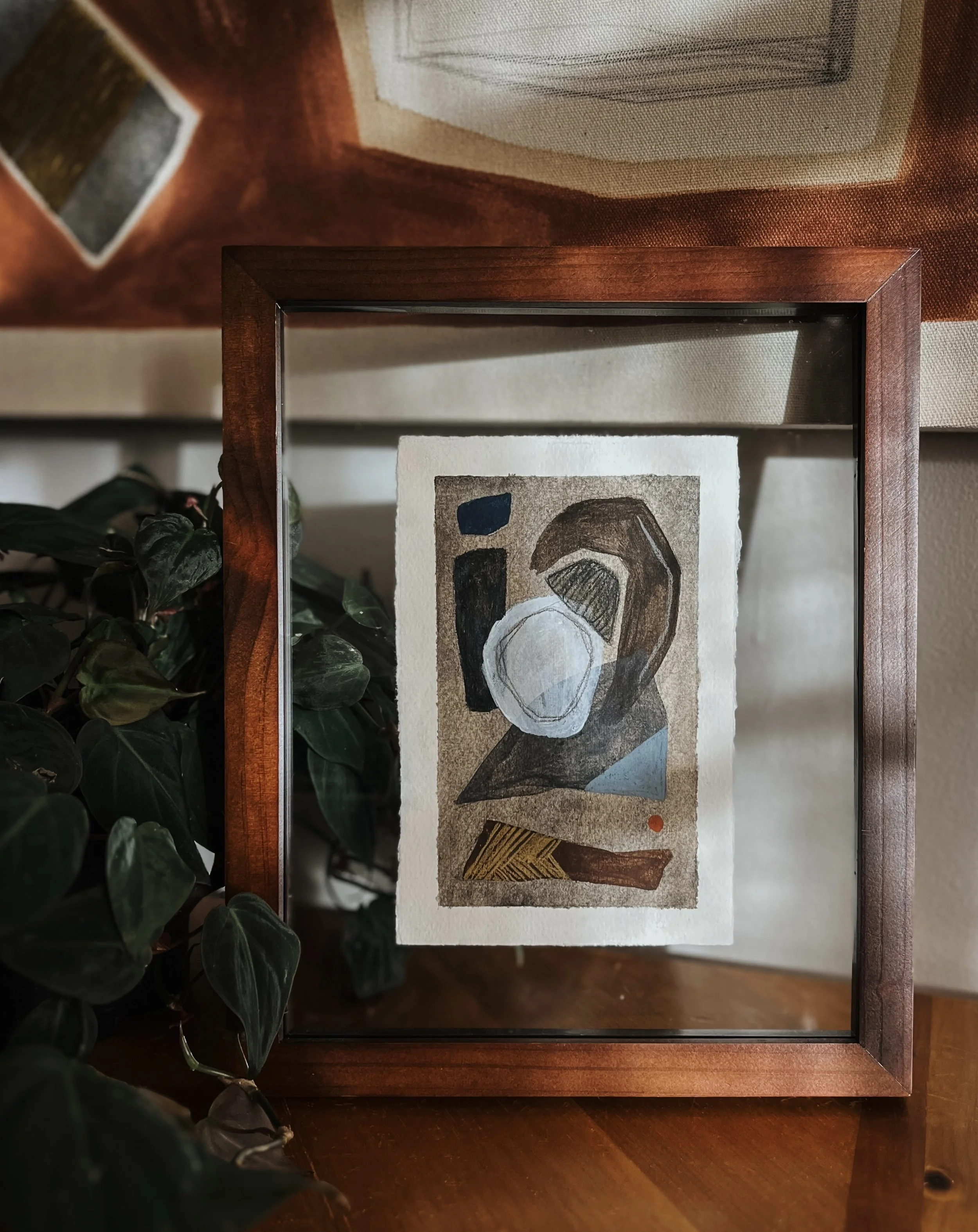 S1.7: Like Me, Like You/
Earthen pigments and pencil on paper/
4 1/2x7/
2023