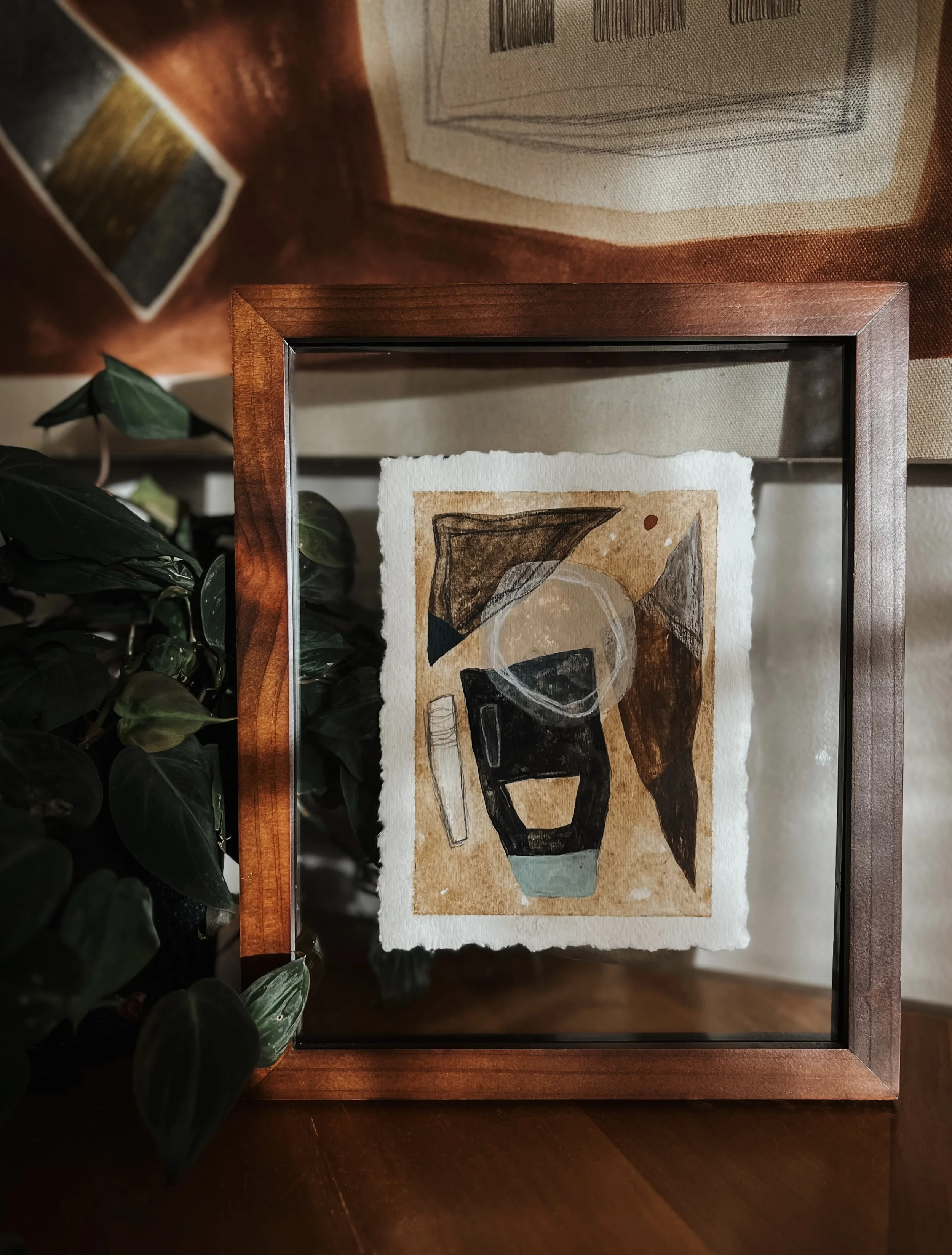 S1.6: Keeper/
Earthen pigments and pencil on paper/
5x7/
2023