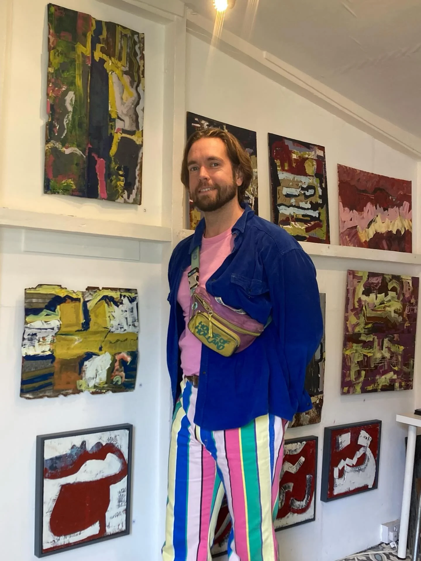 I love this man. He said he was drawn to the painting above but didn&rsquo;t quite know why.