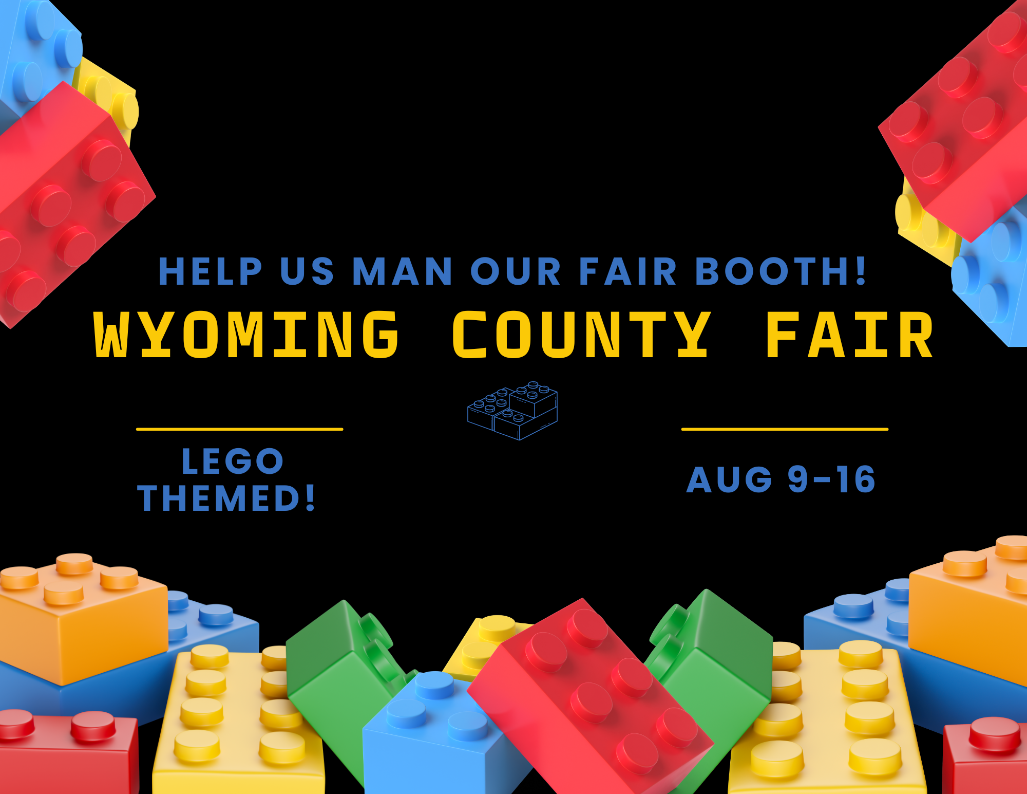 Wyoming County Fair Lego Booth