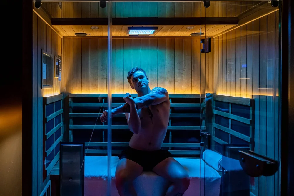 Infrared sauna room