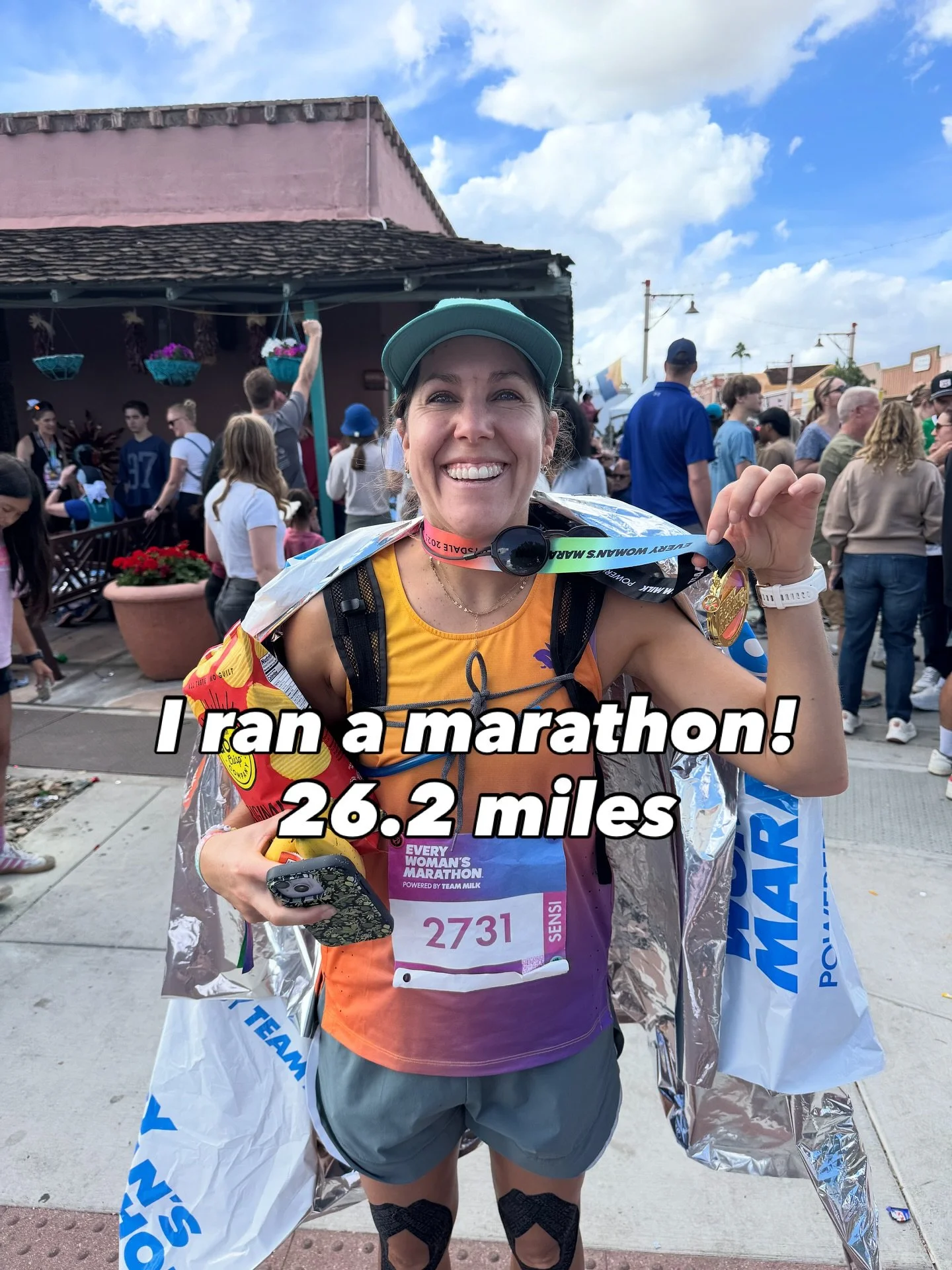 I did it! I ran a marathon! 😅

Honestly&mdash;running a marathon was never a goal of mine. I&rsquo;ve never identified as a &ldquo;runner&rdquo;. I ran the 100m in high school but long distances have never been my thing. 

Leading up to this race I 