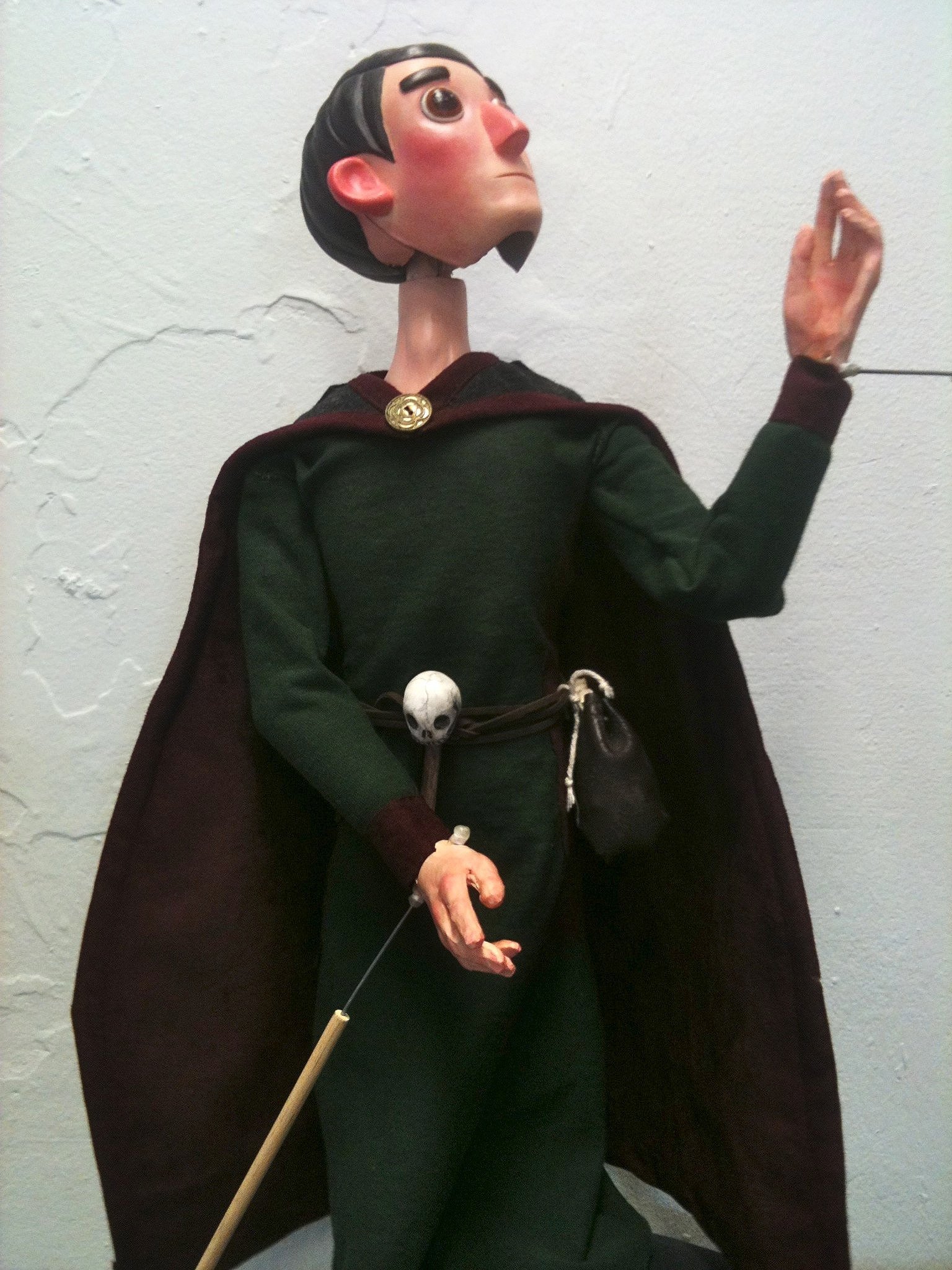 Rod puppet, character design and puppet build. College project. 'Irish poet'