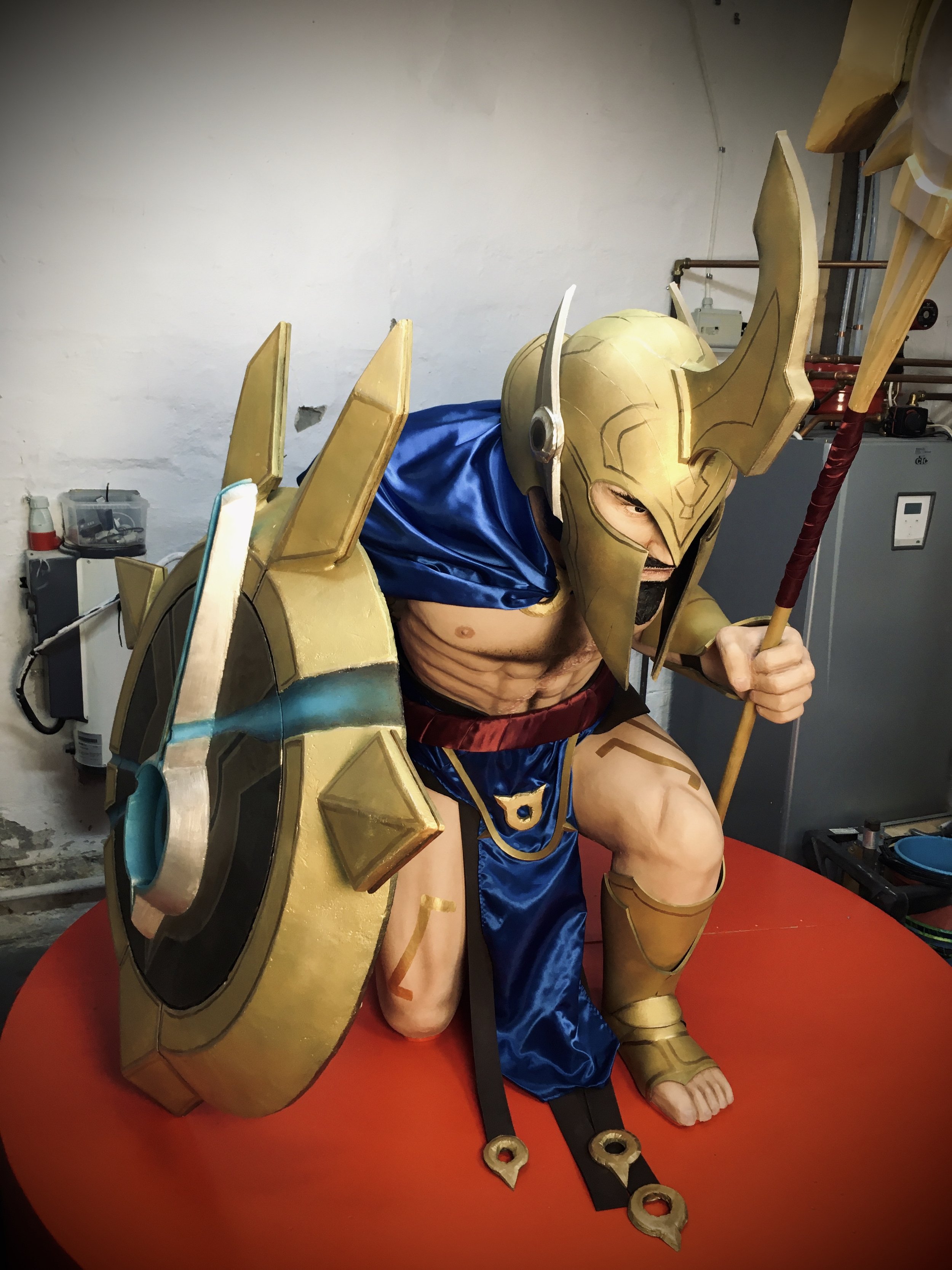 1:1 model of Pantheon from League of Legends for Build A Rocket and Riot Games