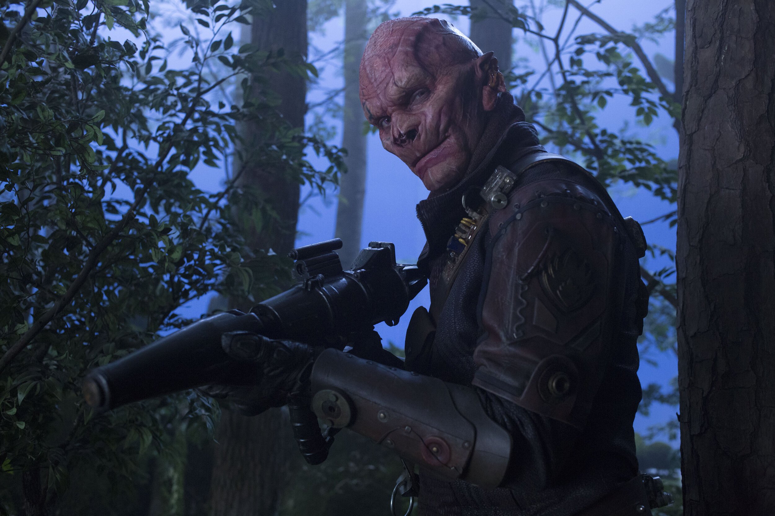 Guardians of the Galaxy vol. 2, I pre-painted prosthetic makeups for the Ravager character and Taserface at Legacy Effects