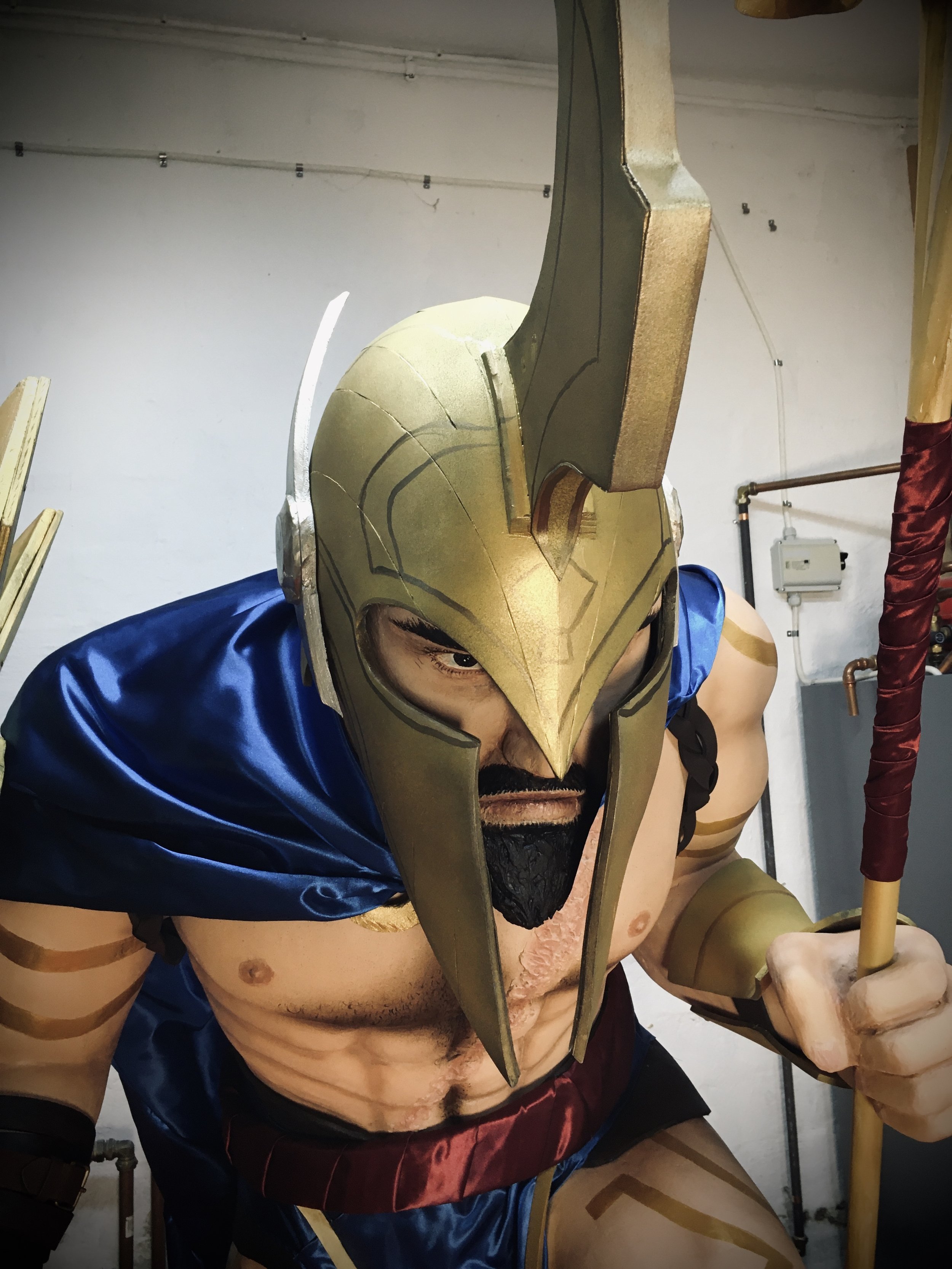 1:1 model of Pantheon from League of Legends for Build A Rocket and Riot Games