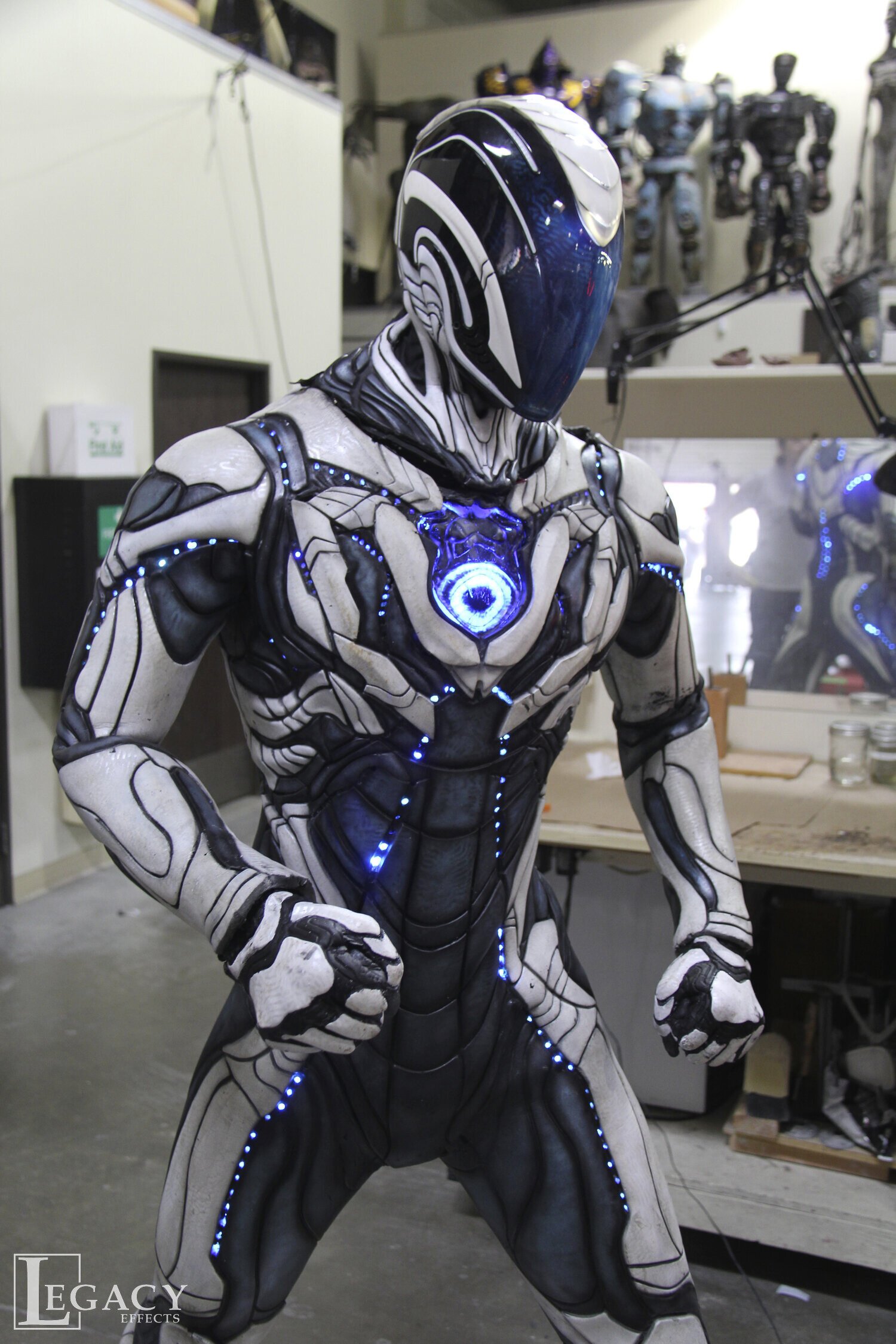 Max Steel suit, I did some testers for the silicone and fibre optics in the suit at Legacy Effects