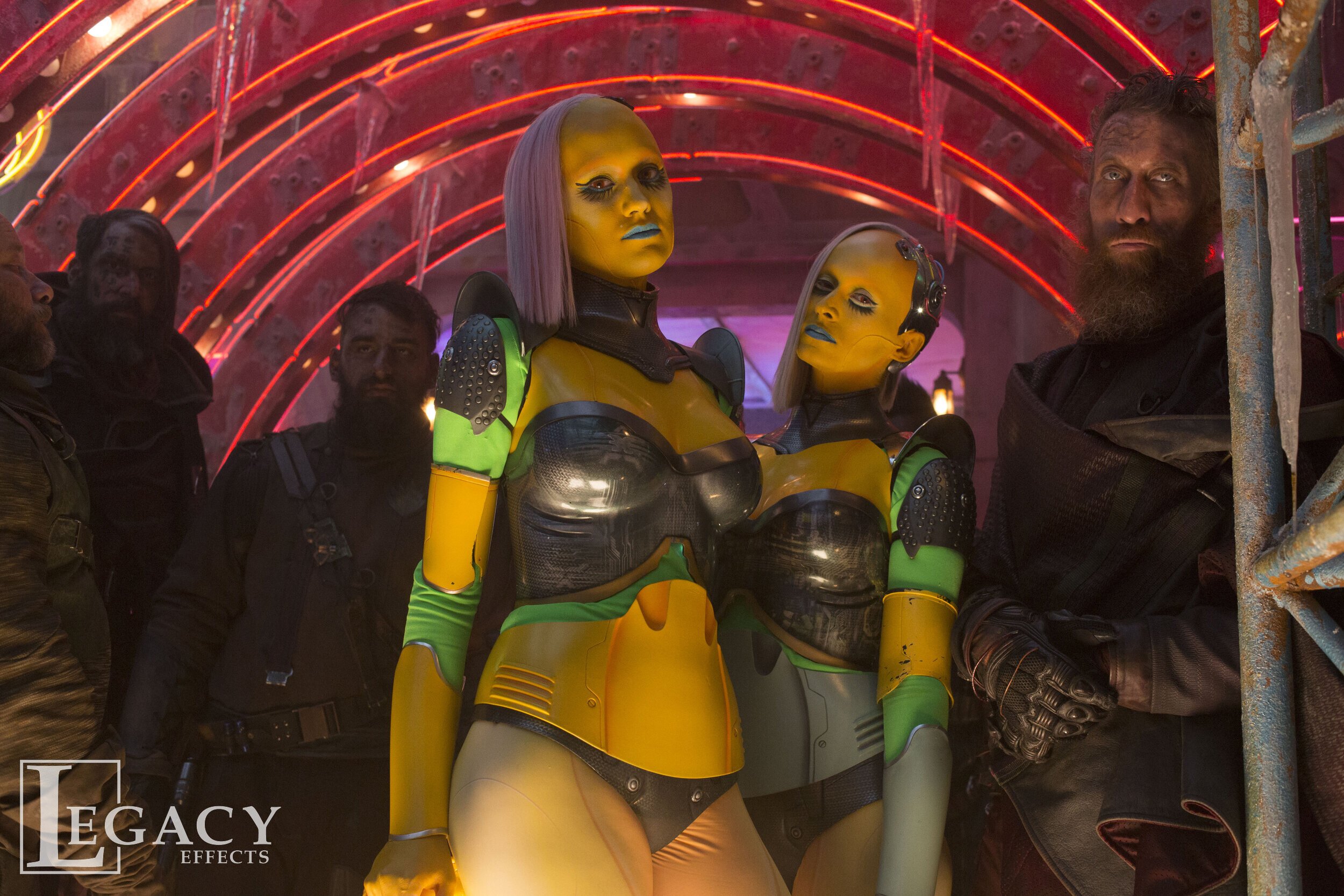 Guardians of the Galaxy vol. 2, I worked on the parts for the Courtesan Bots