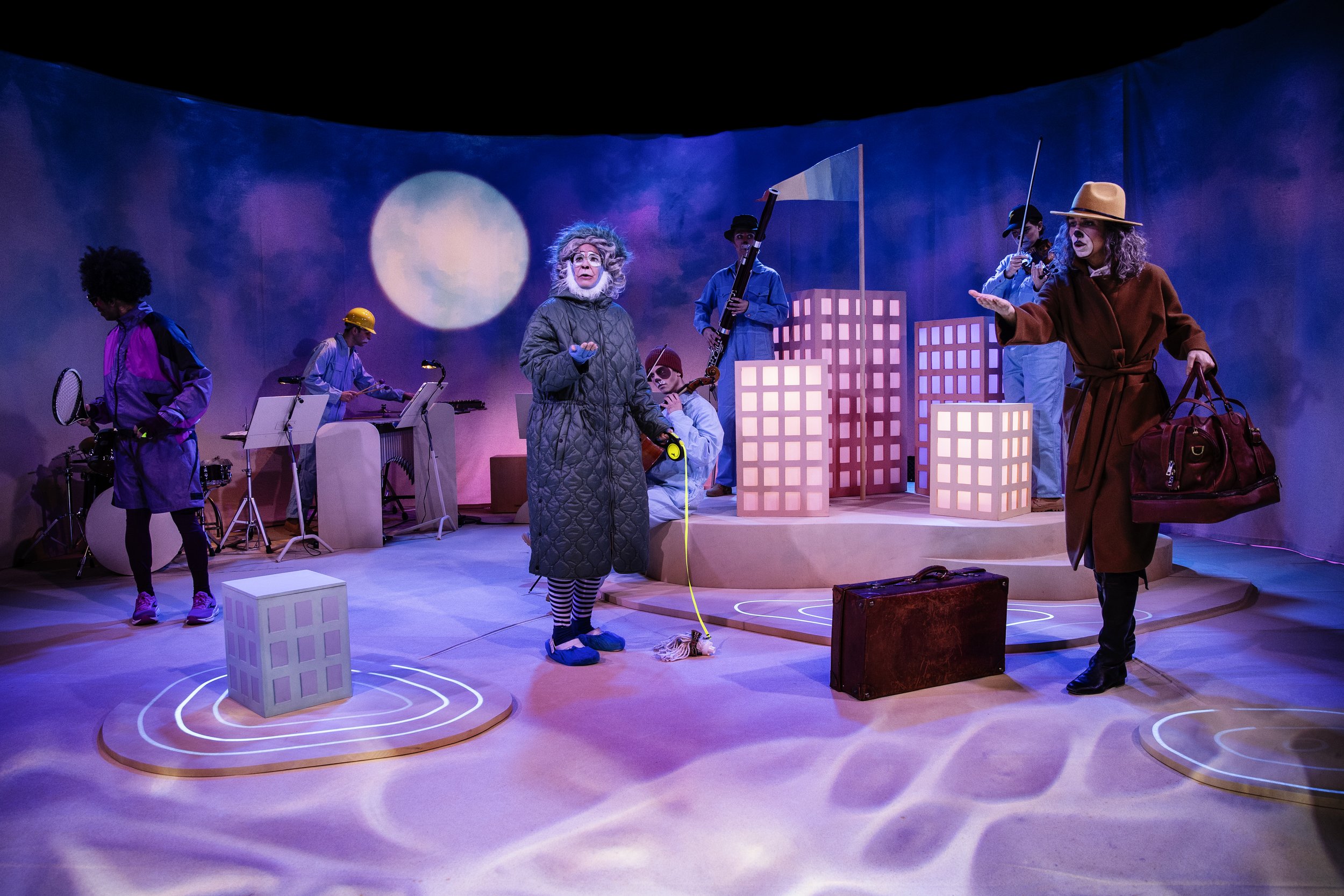 Stage, costume and makeup design for Nalle Havsöga at Malmö Opera
