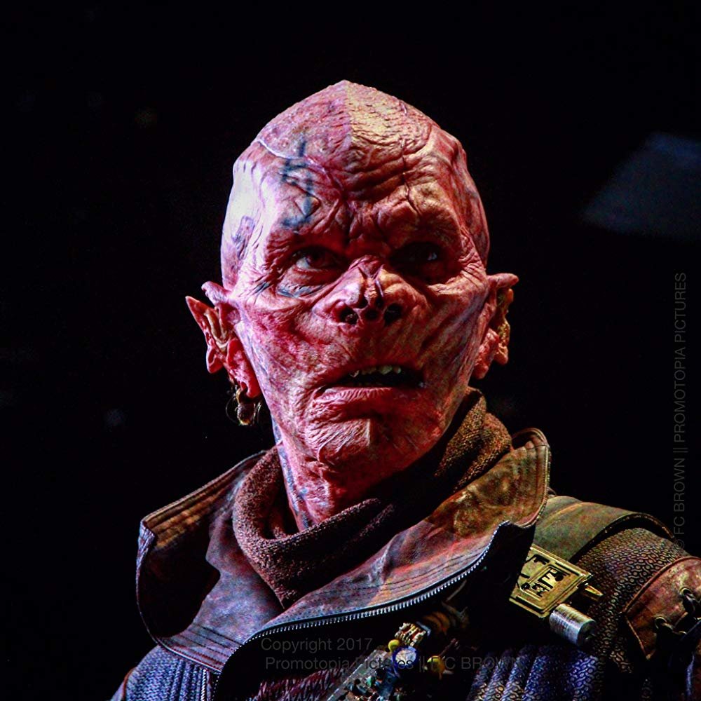 Guardians of the Galaxy vol. 2, I pre-painted prosthetic makeups for the Ravager character and Taserface at Legacy Effects