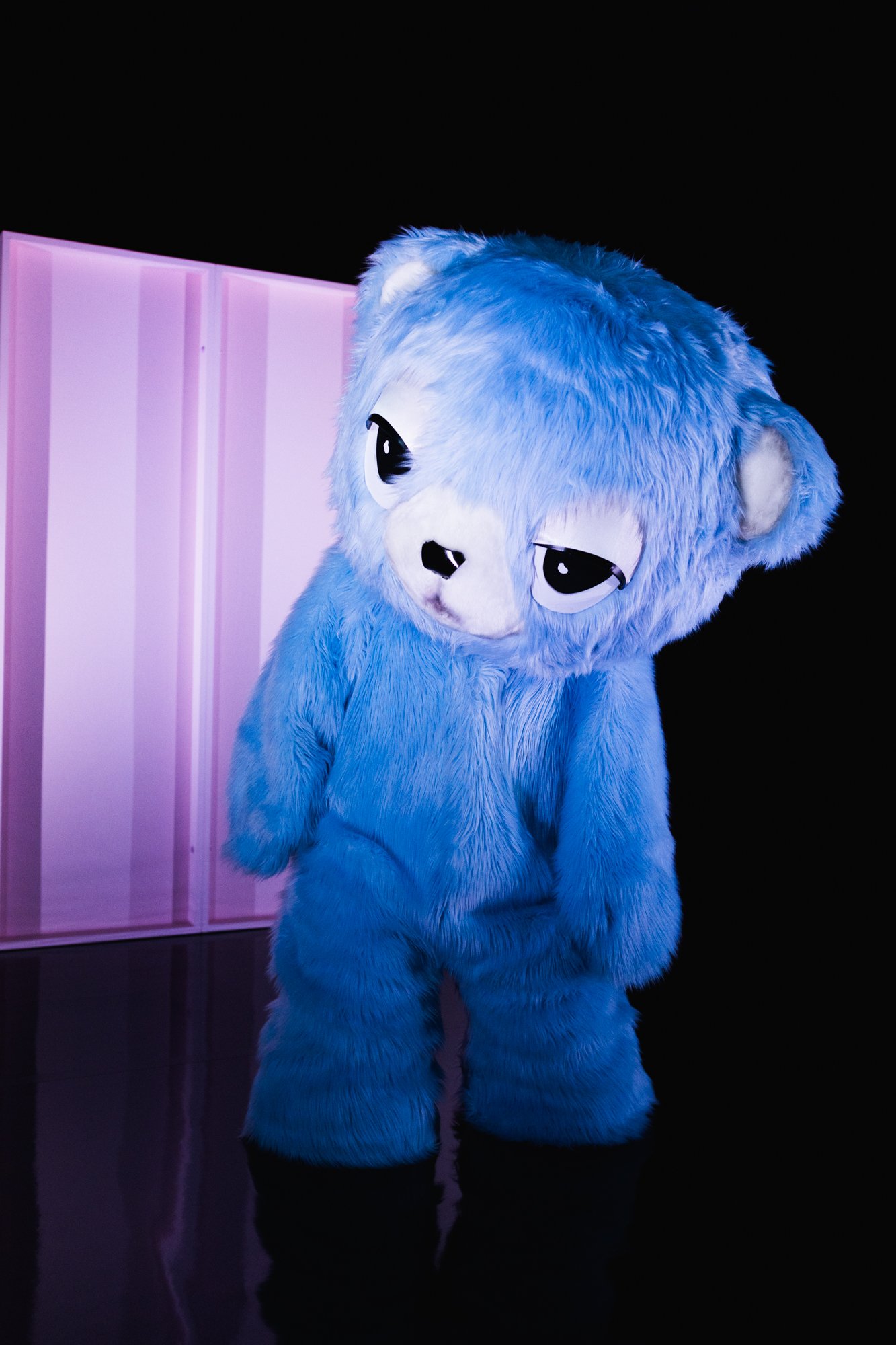 Här Kommer Natten, I made walk-around suit for stage designer Evelina Johansson at Månteatern