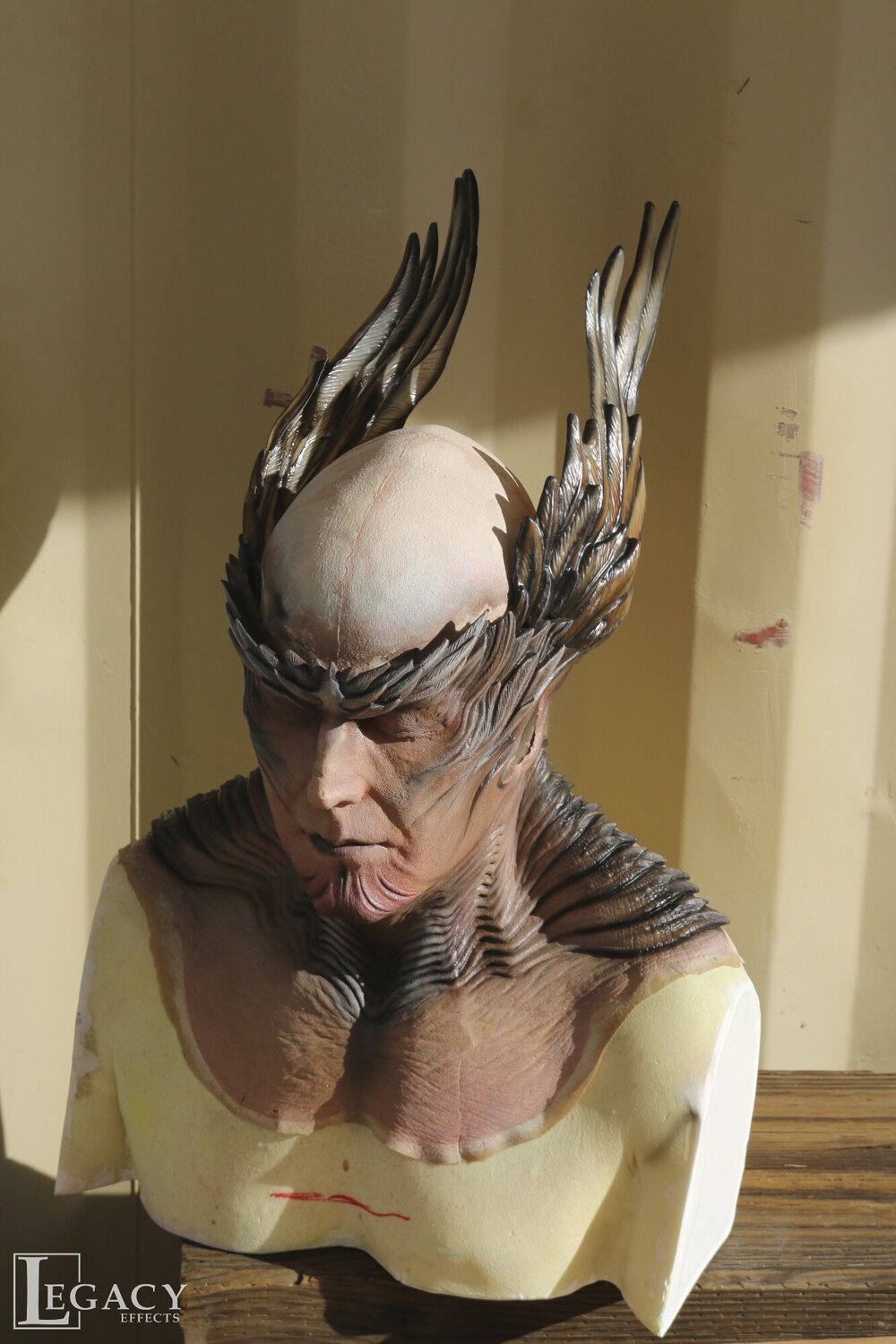 I did some paint for this character in Indian movie Robot 2. I also painted a stunt head for the main actor on this film.