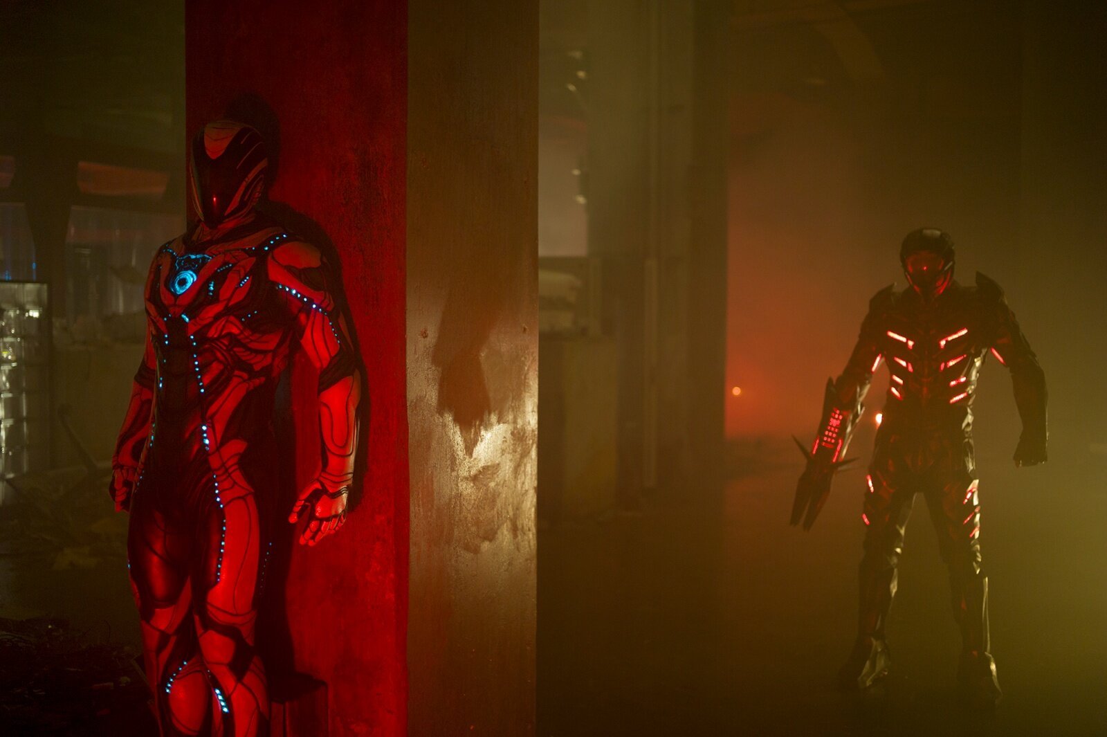 Max Steel, I was an intern at Legacy Effects and made testers for the fibre optic and silicone parts of the suit