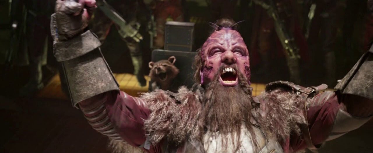 Guardians of the Galaxy vol. 2, I pre-painted prosthetic makeups for the Ravager character and Taserface at Legacy Effects