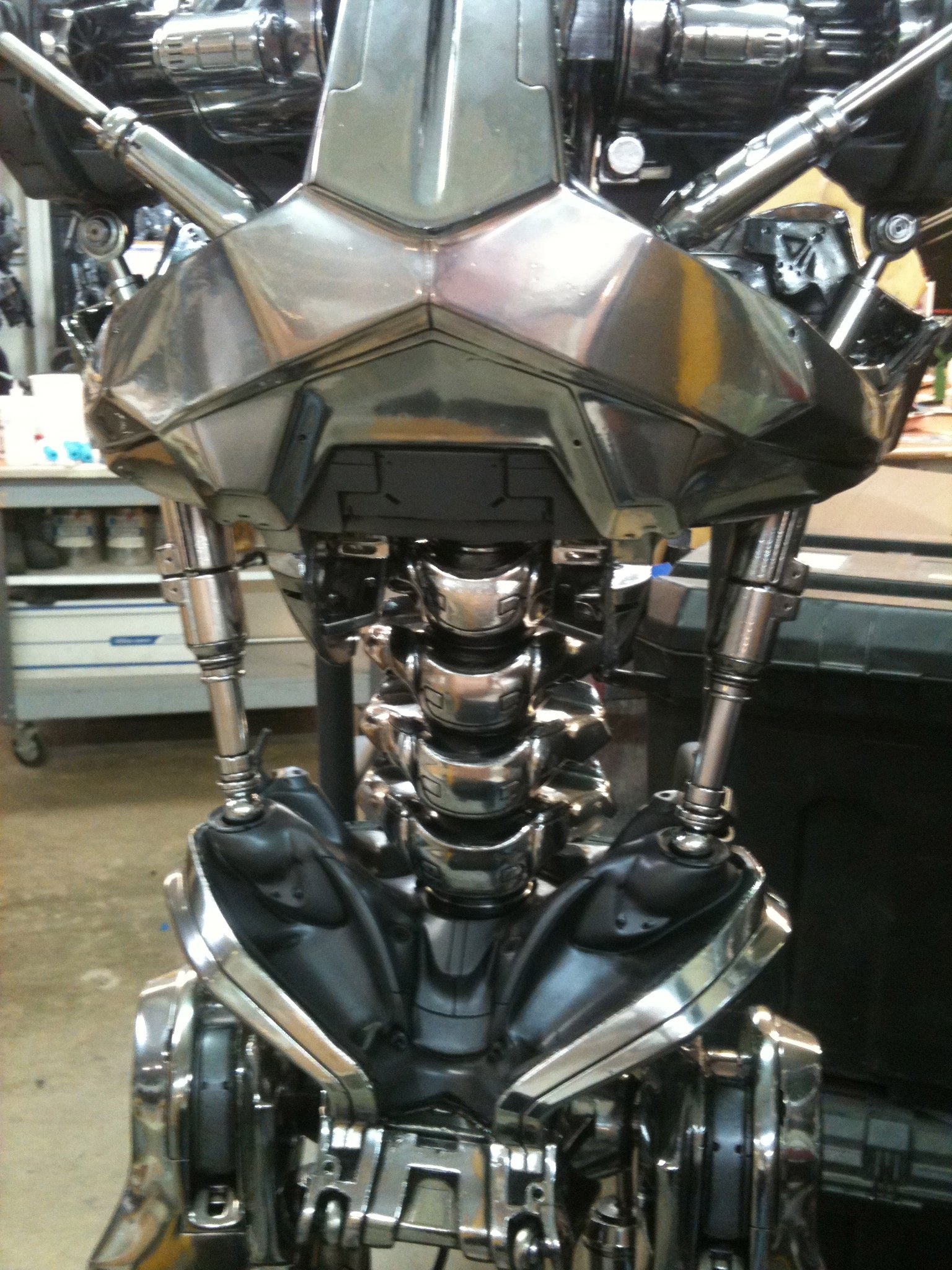 Detailing work on lighting reference model for Terminator Genisys