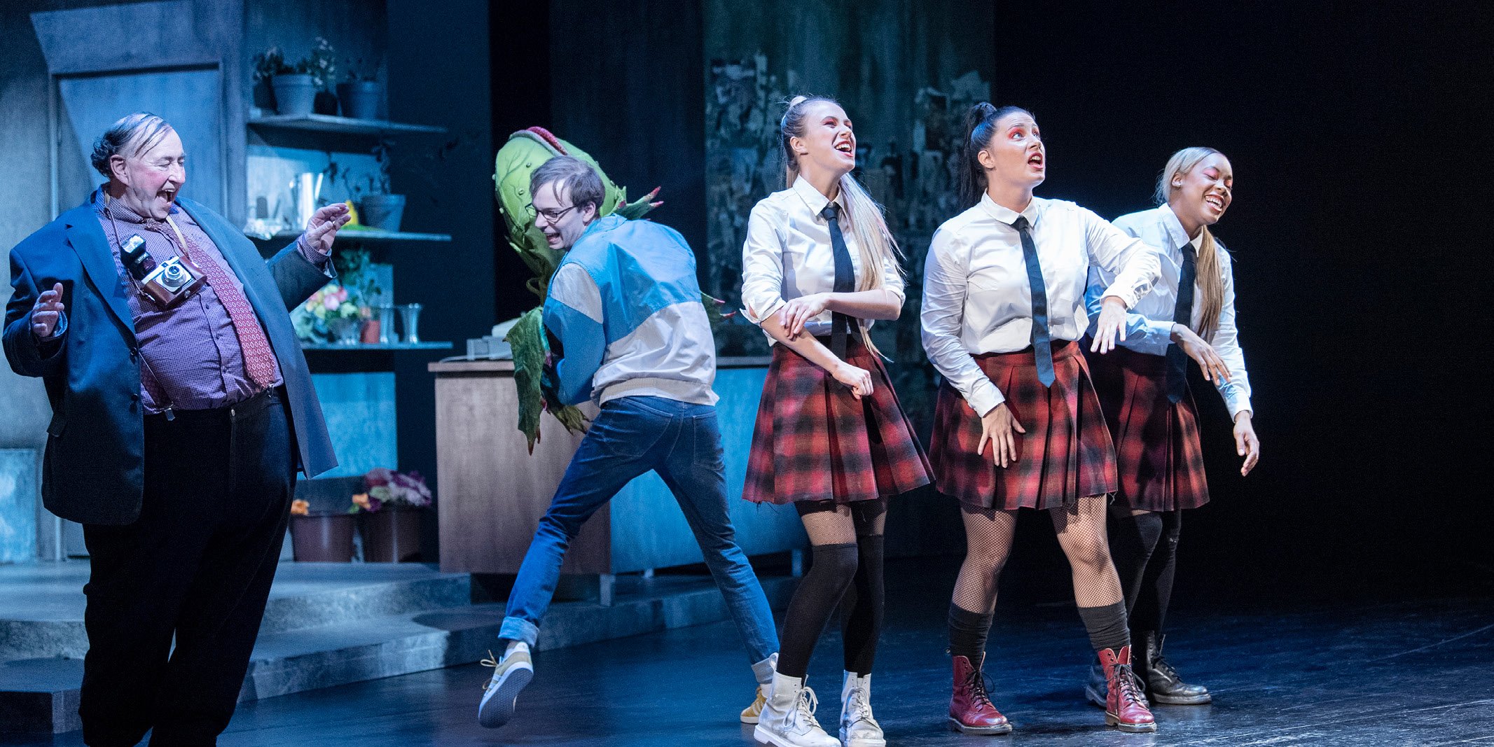 Puppets for Little Shop of Horrors at Göteborgs Stadsteater