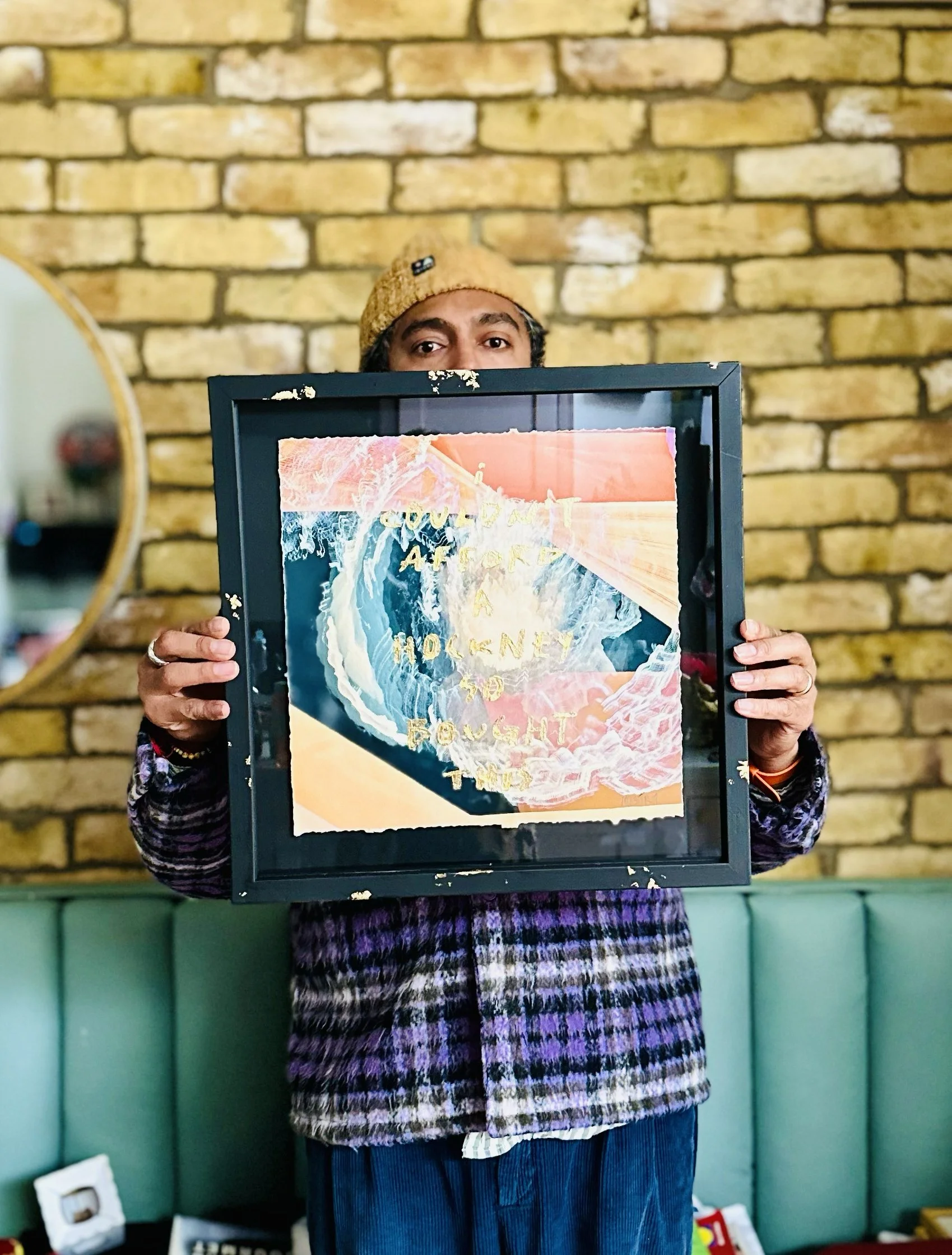 The Affordable Hockney - 33.5CM x 33.5CM