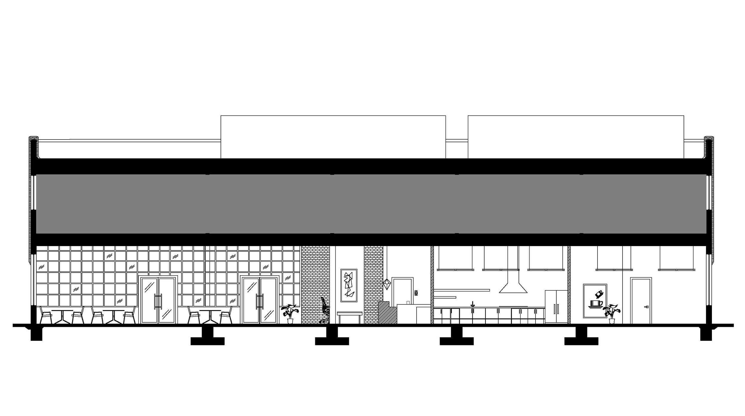 Longitudinal Section- AutoCAD