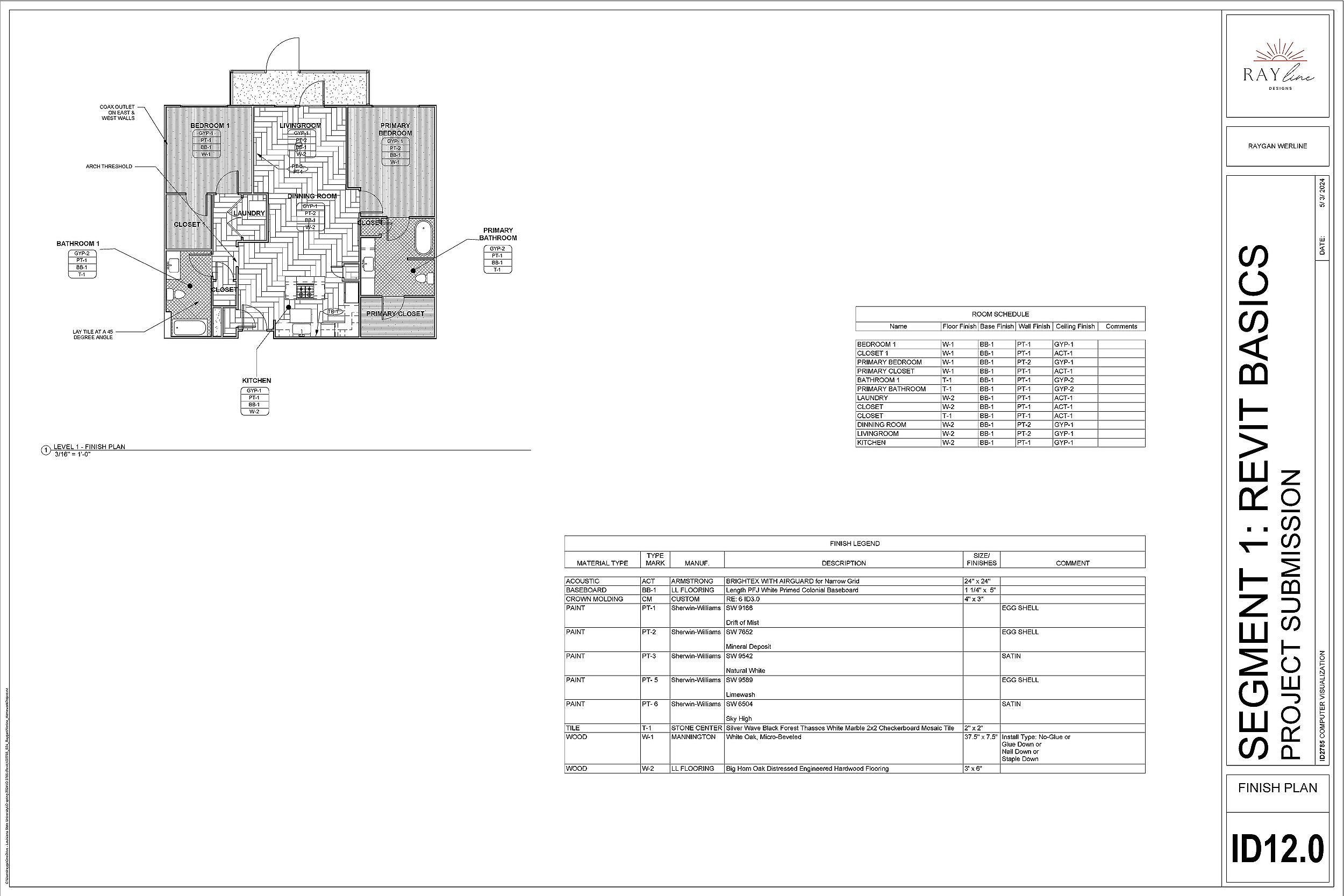 Finish Plan- Revit