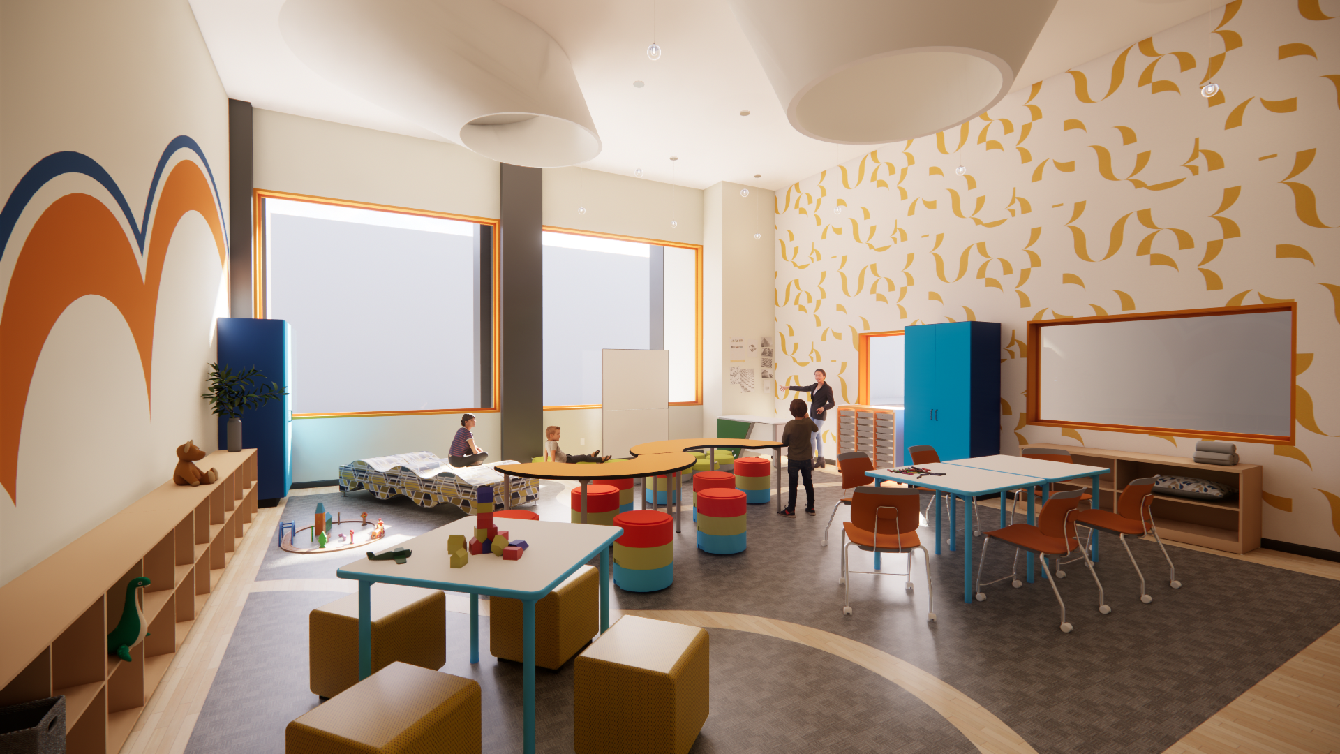 Kindergarten Classroom- Enscape