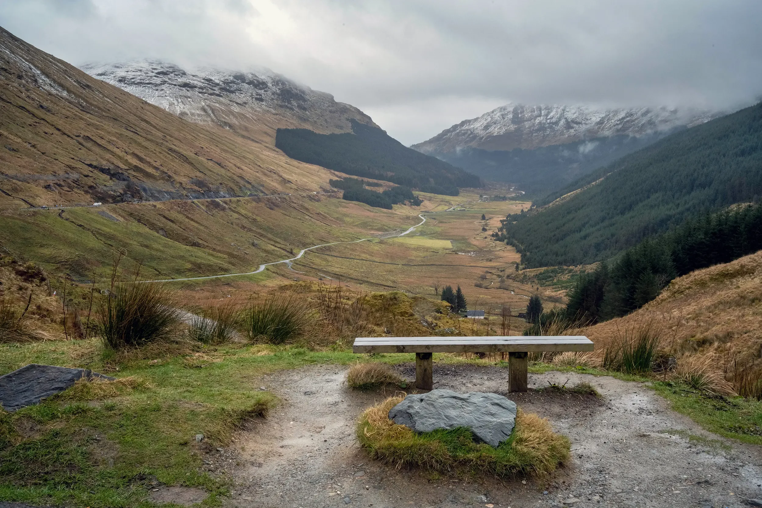 Rest and be thankful viewpoint,  Arrochar