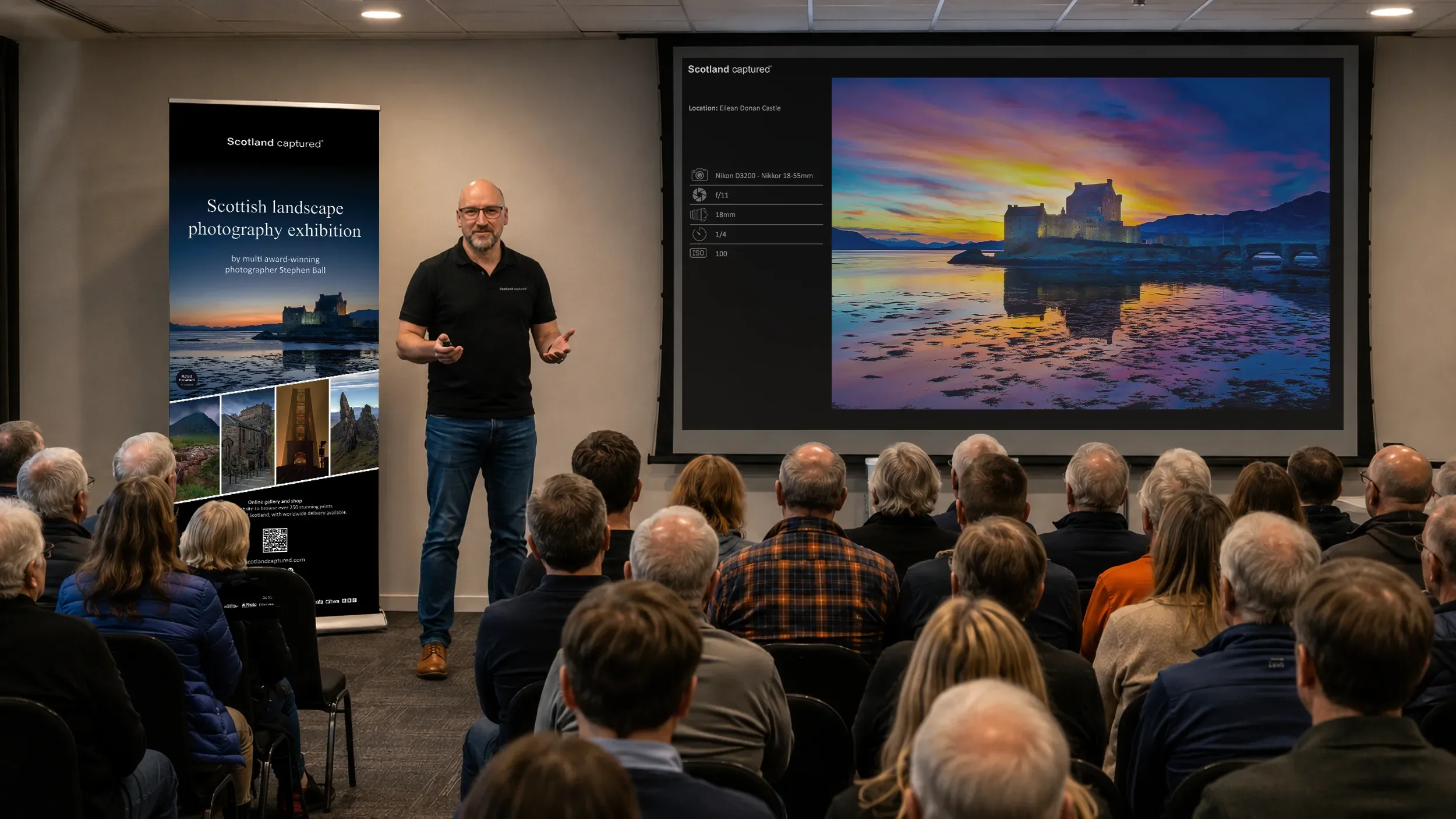 Scottish photography talks, photography talks, camera club talks, highly rated talks, highly rated photography talksScotland Captured, Stephen Ball, Scottish landscape photography