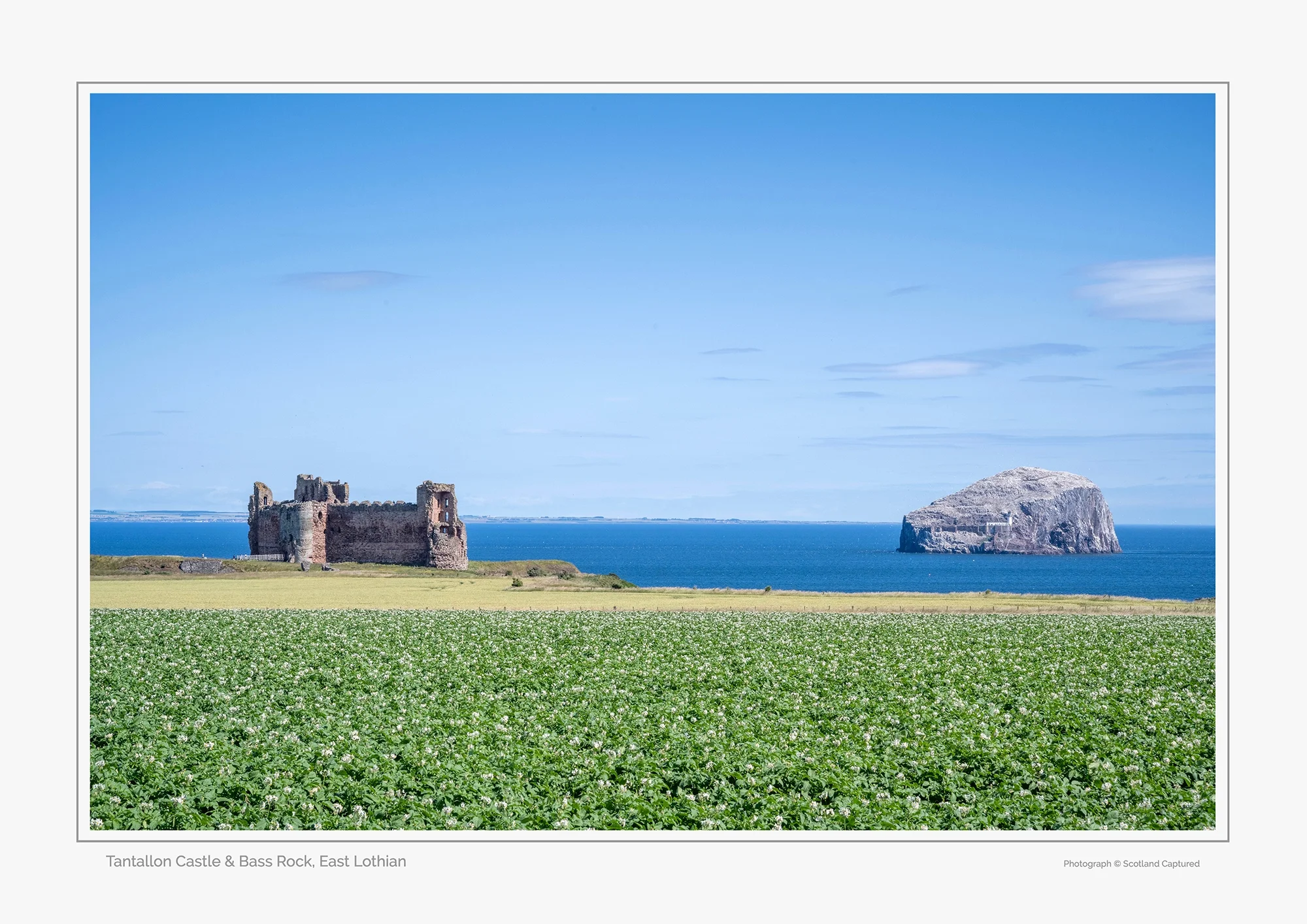 Tantallon Castle & Bass Rock, North Berwick
