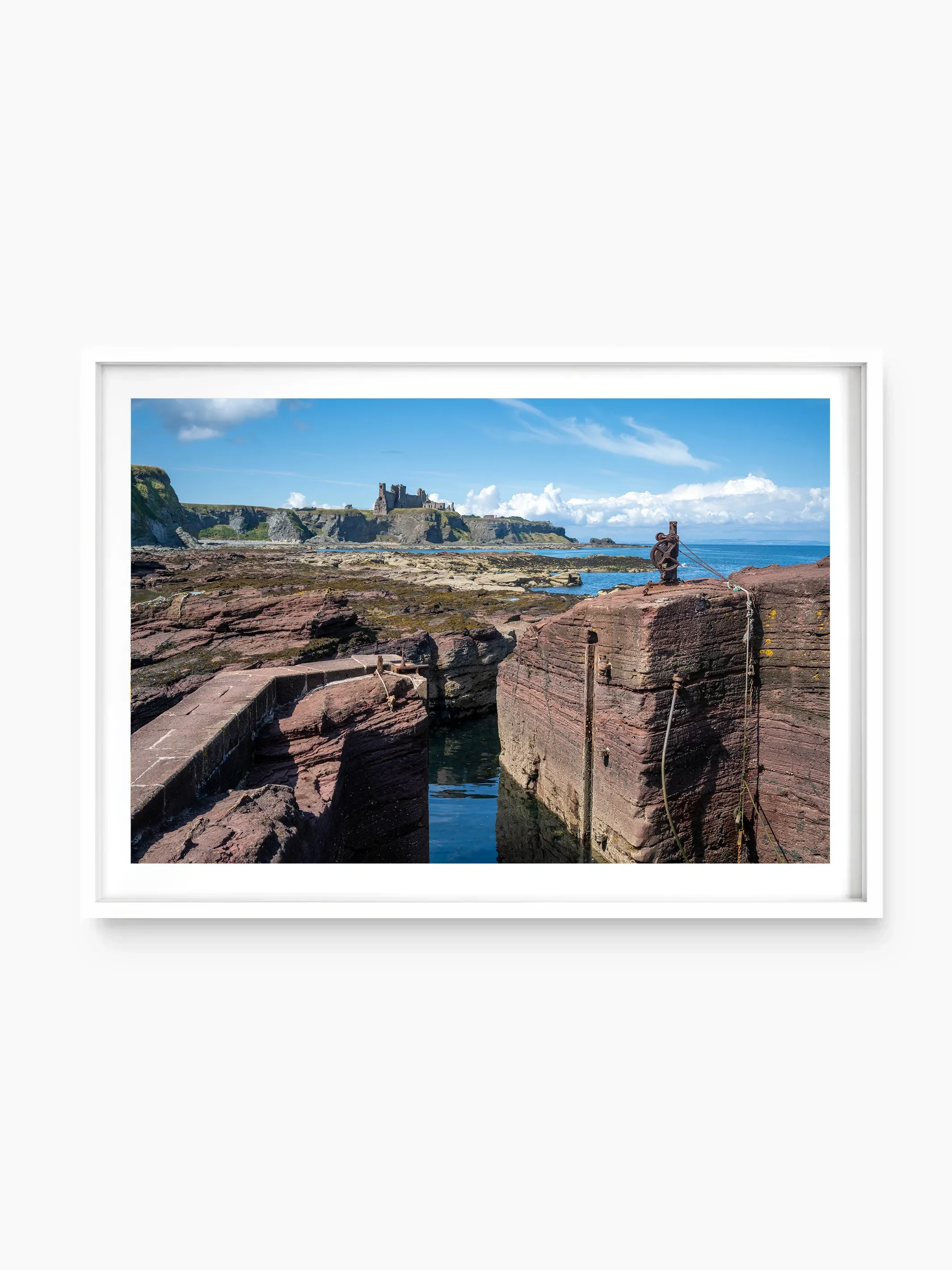 Tantallon Castle (& the worlds smallest harbour)