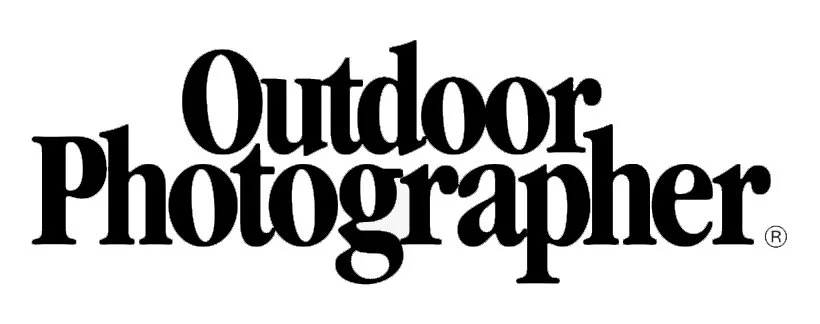 The text 'Outdoor Photographer' in bold black letters.