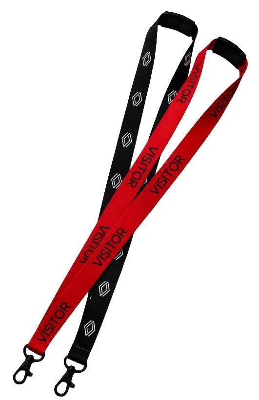 20mm Premium lanyard with black trigger clip