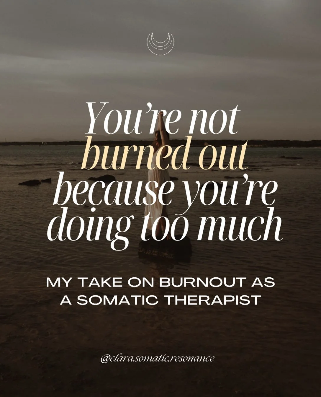 Burnout rarely starts with too much work. 

For the high-functioning, sensitive women I work with, it usually starts much earlier. It starts in a nervous system that learned as a little girl to hold it all together, because nobody else was going to.
