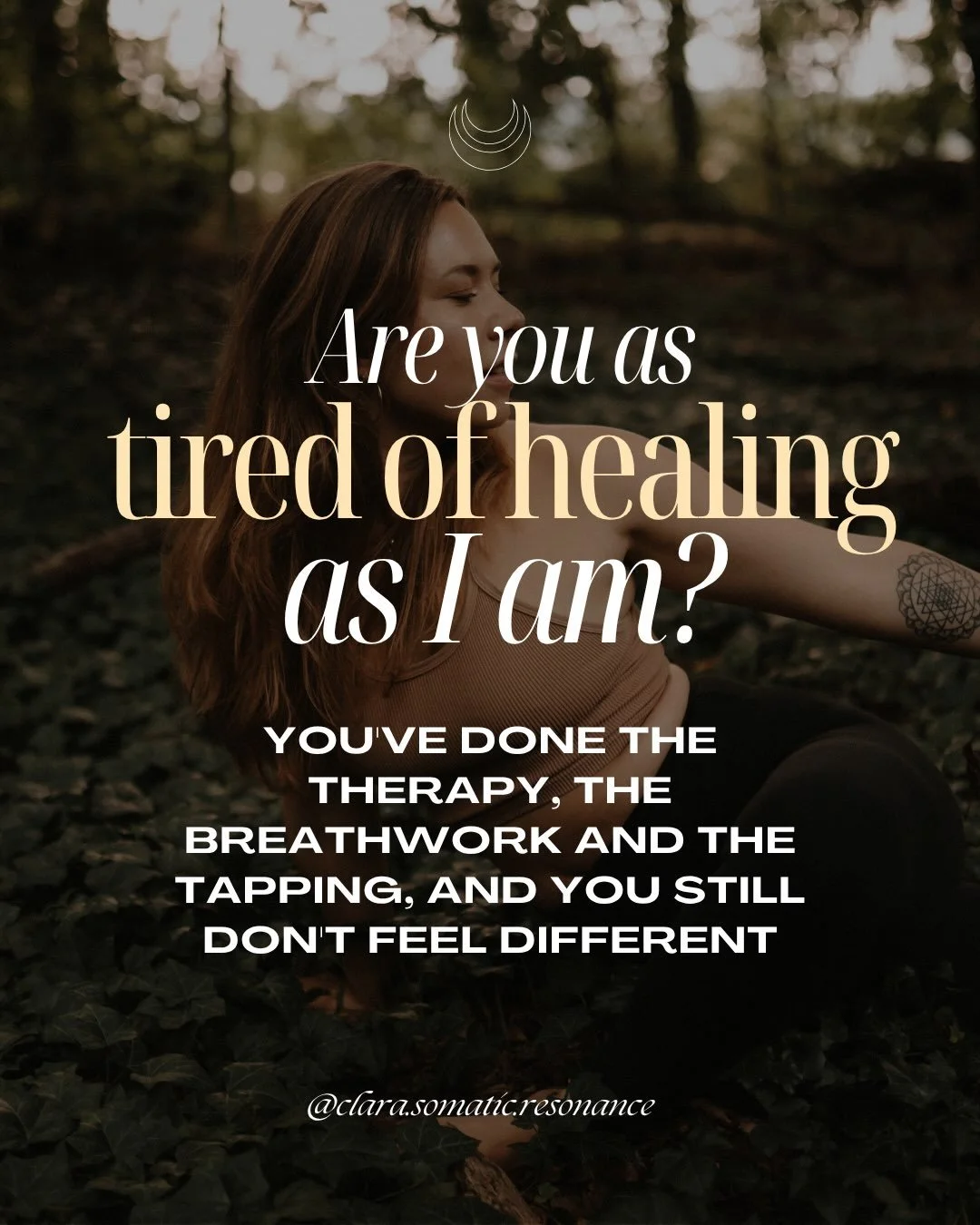 Your healing routine has its own to-do list by now. 🕊️

Humming for your vagus nerve in the morning, a polyvagal podcast on the school run. You can name the part, catch the activation and breathe through the trigger. Honestly, you&rsquo;re good at t