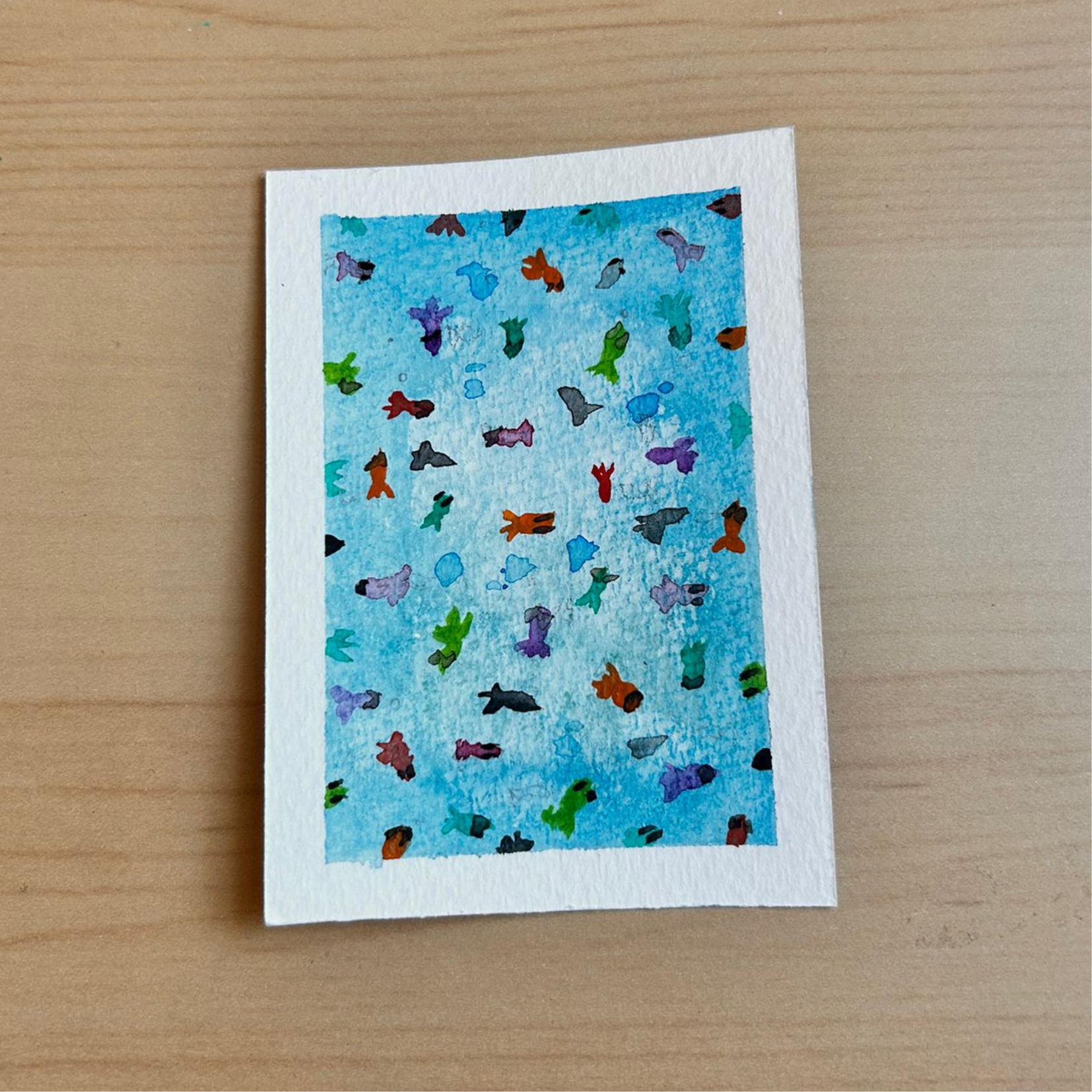 Tropical Fish ACEO 2.5inch x 3.5inch watercolour painting.png