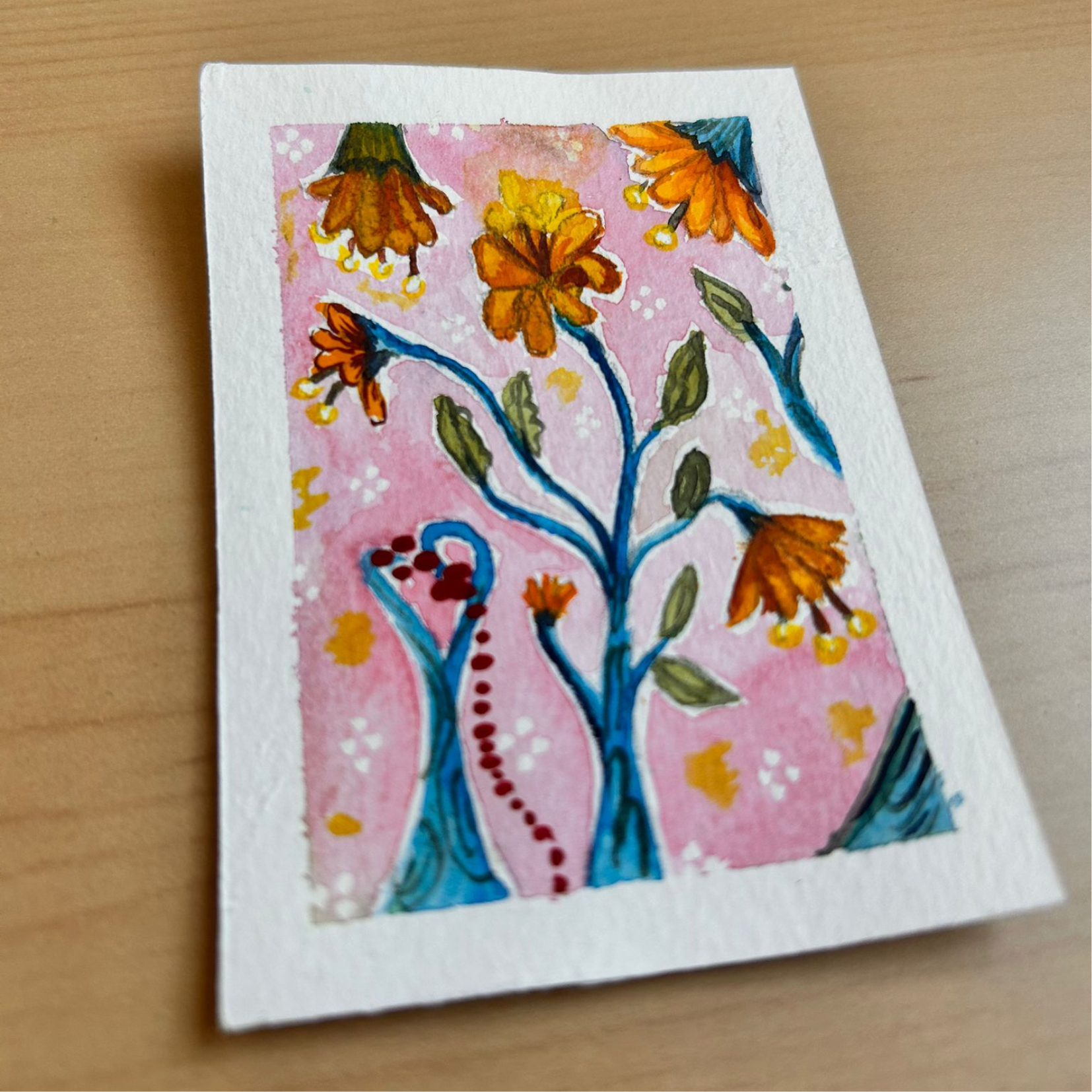 Zoomed In Firefly ACEO 2.5inch x 3.5inch watercolour painting.png