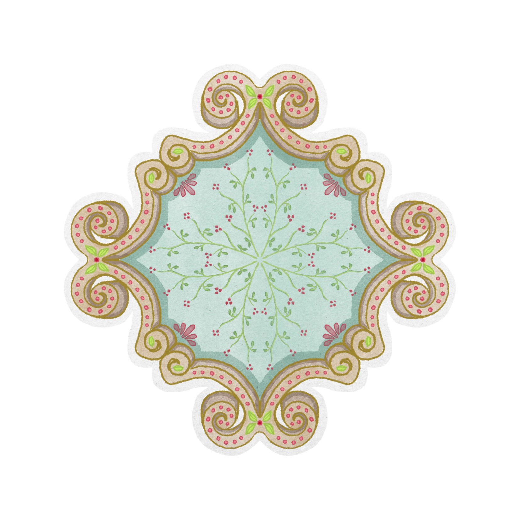 Pool Mosaic Sticker - Pattern 3