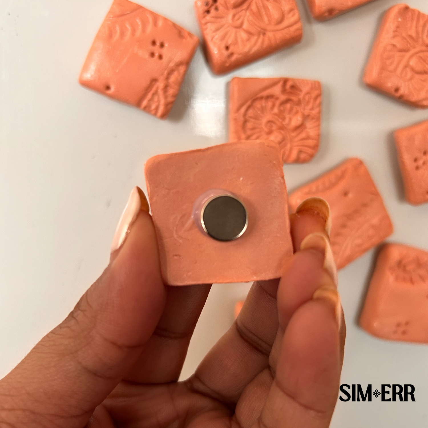 Coral Pink Magnet Set of Four (1).png