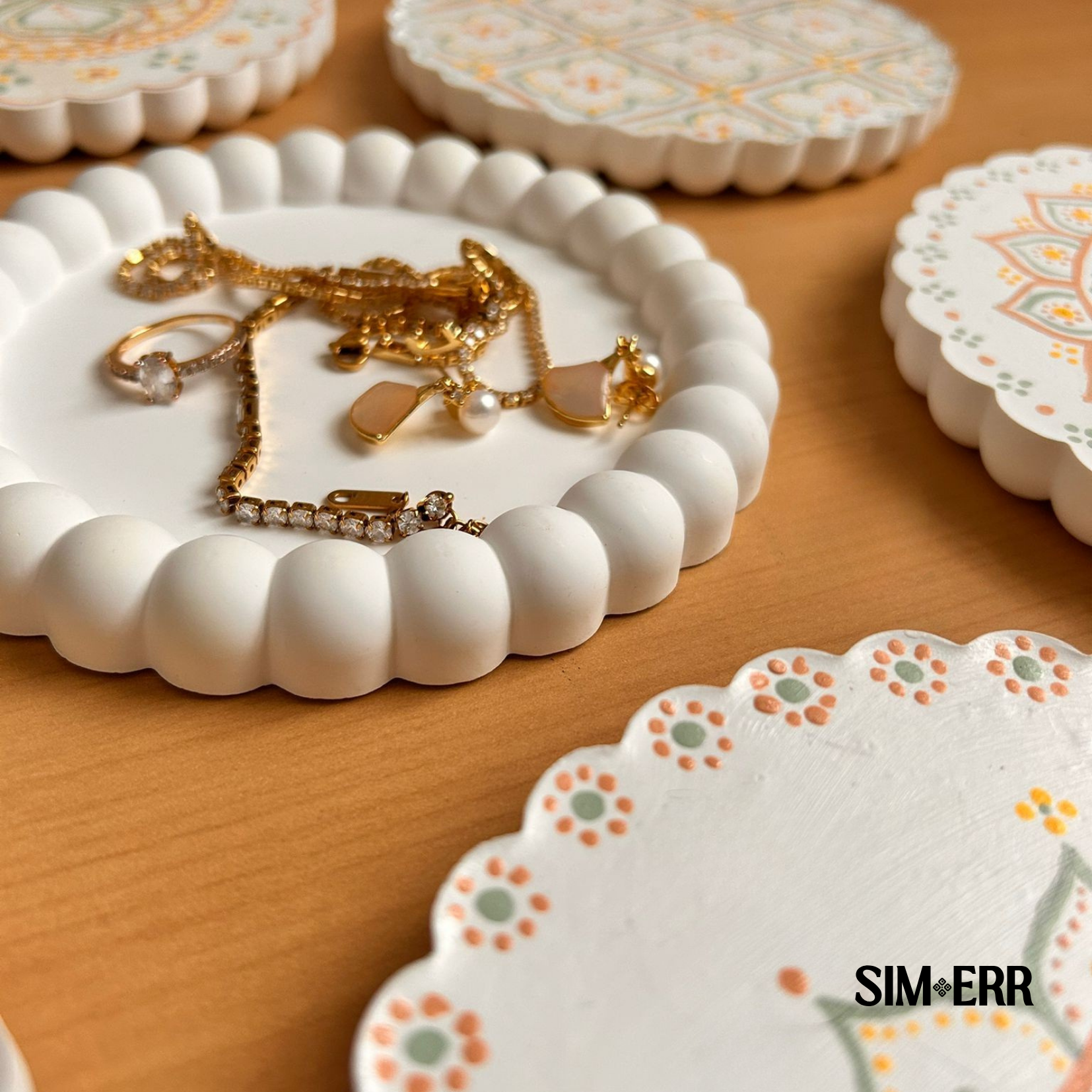 Patterned Bubble Jewellery Tray