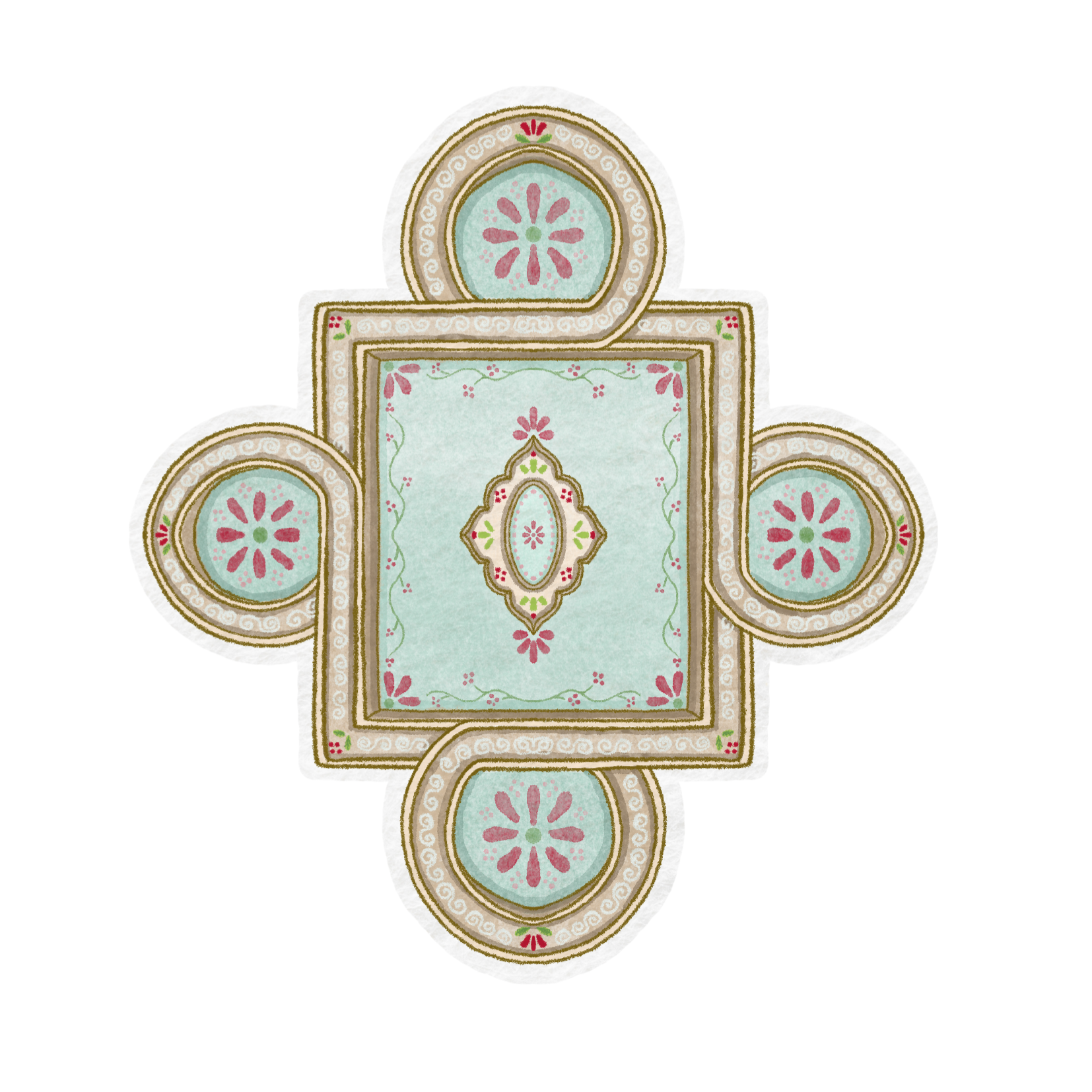 Pool Mosaic 2 inch Sticker Pattern 1 Feature Image.png