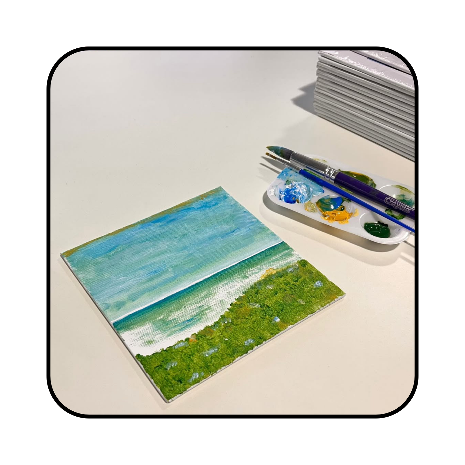 Acrylic Paint on Canvas