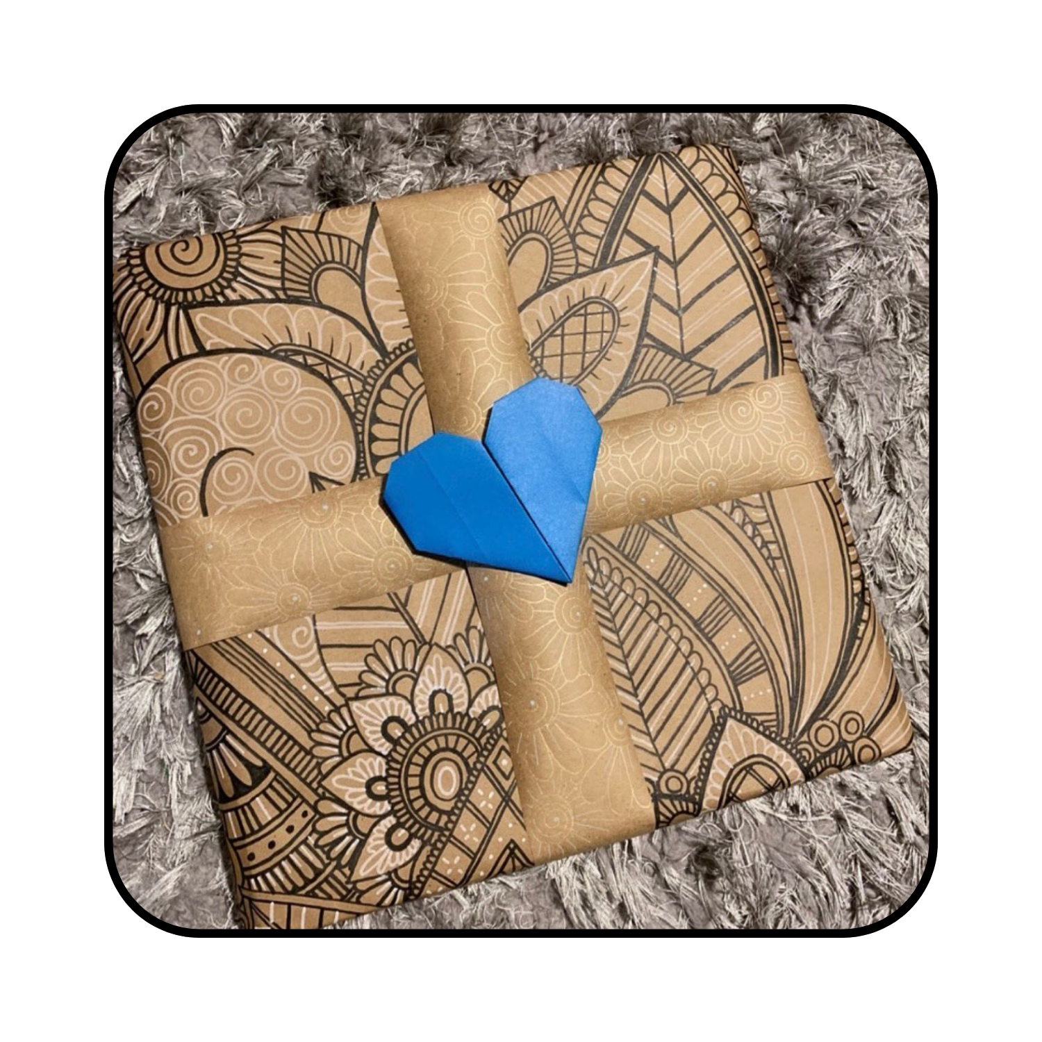 Permanent Marker on Brown Wrapping Paper